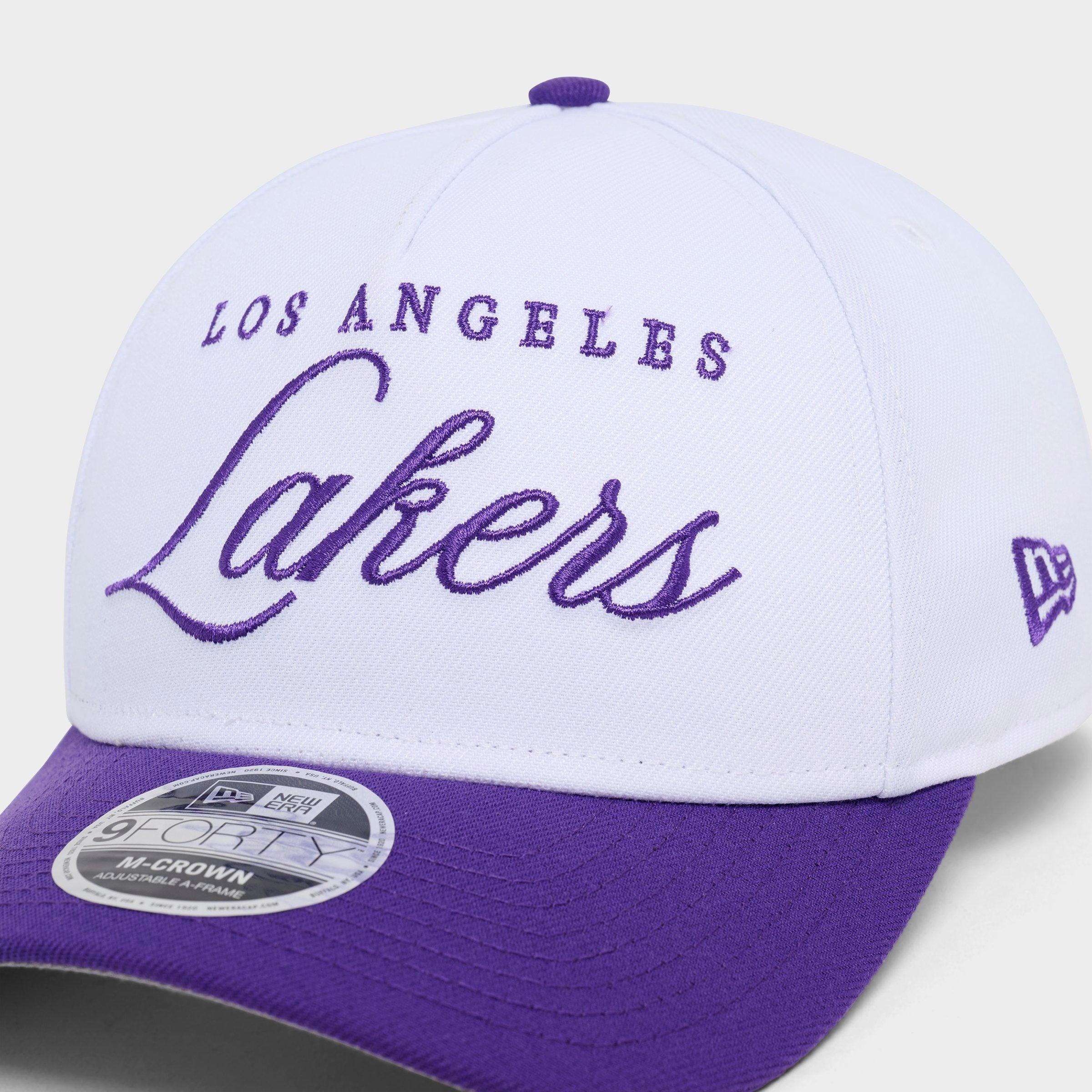 New Era Los Angeles Lakers NBA 2025 Draft 9FORTY M-Crown A-Frame Snapback Hat