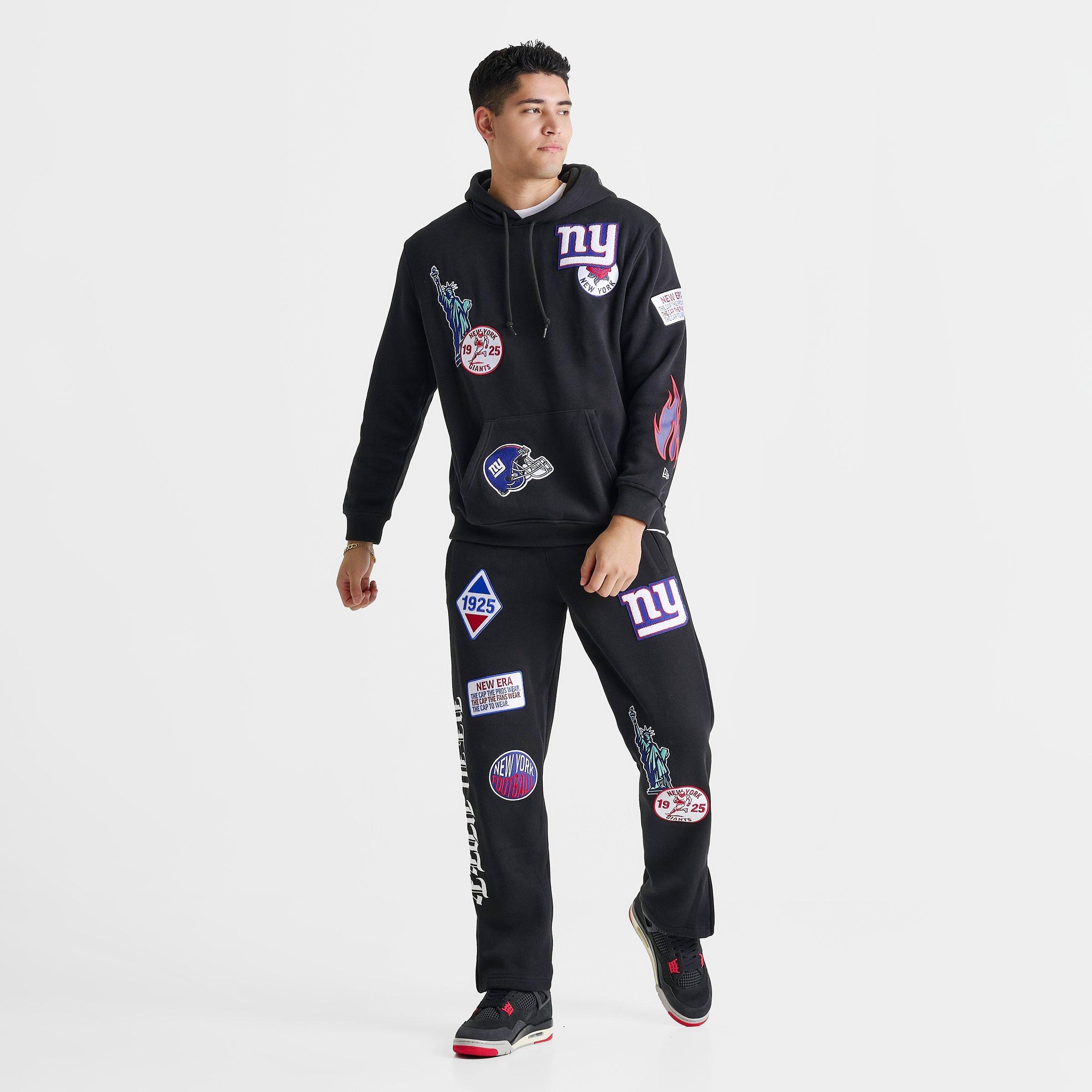 Men's New Era York Giants NFL Patch Pullover Hoodie