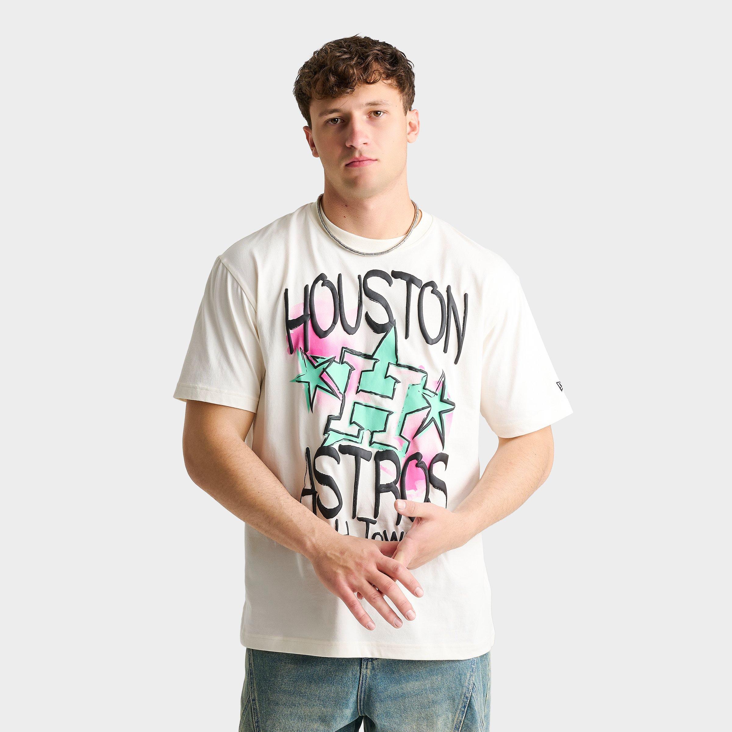Men's New Era Houston Astros MLB Graffiti Graphic T-Shirt