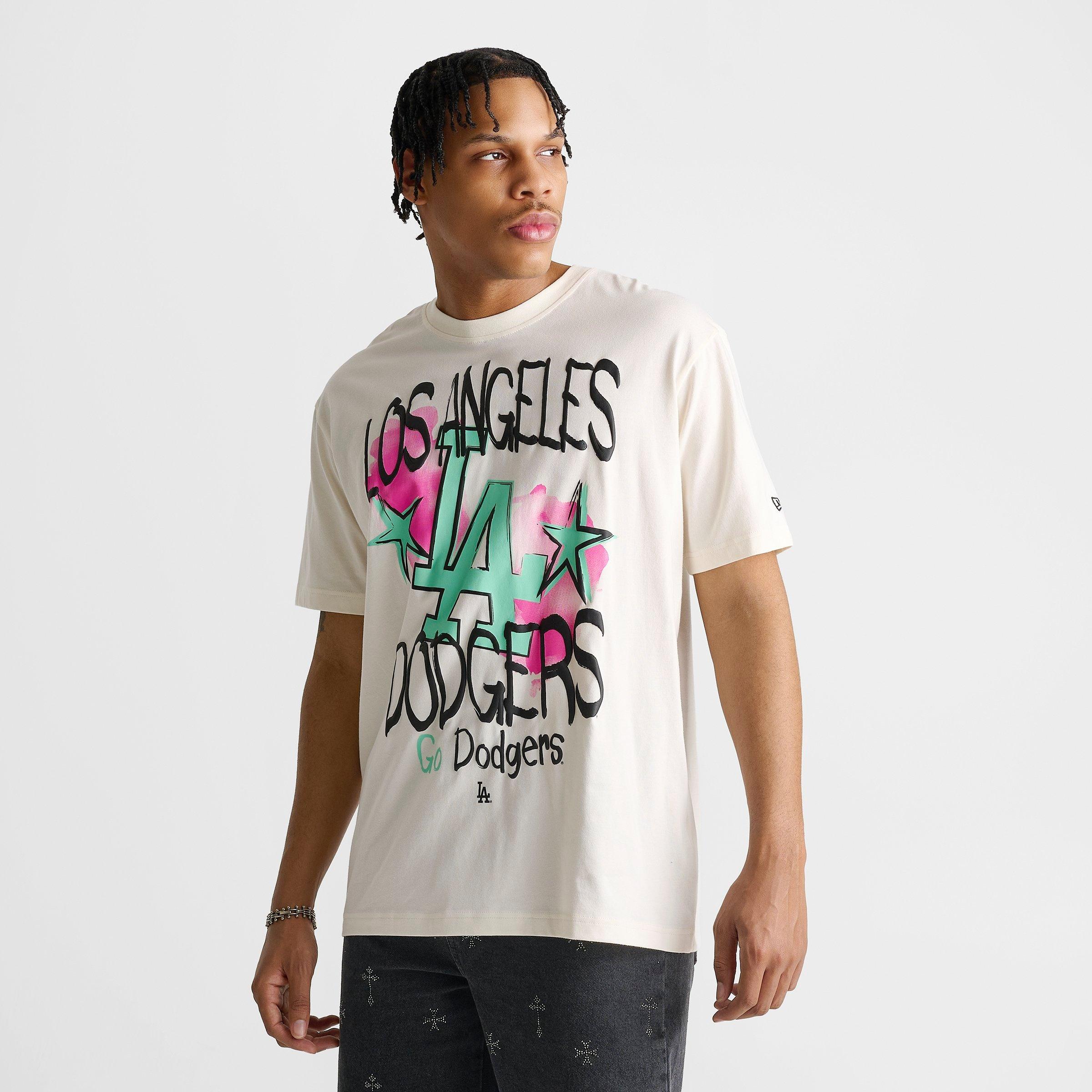Men's New Era Los Angeles Dodgers MLB Graffiti Graphic T-Shirt