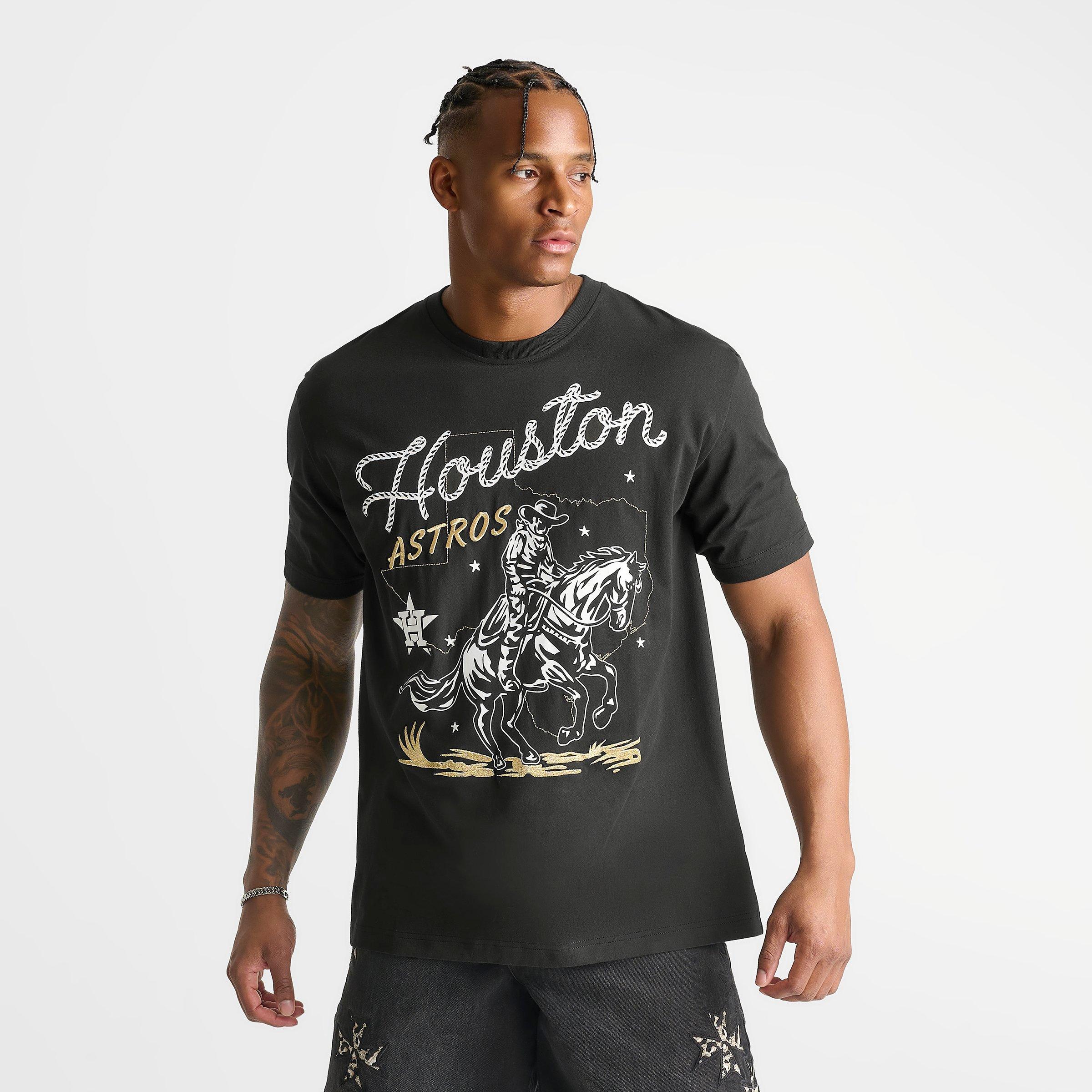 Men's New Era Houston Astros MLB Cowboy Graphic T-Shirt