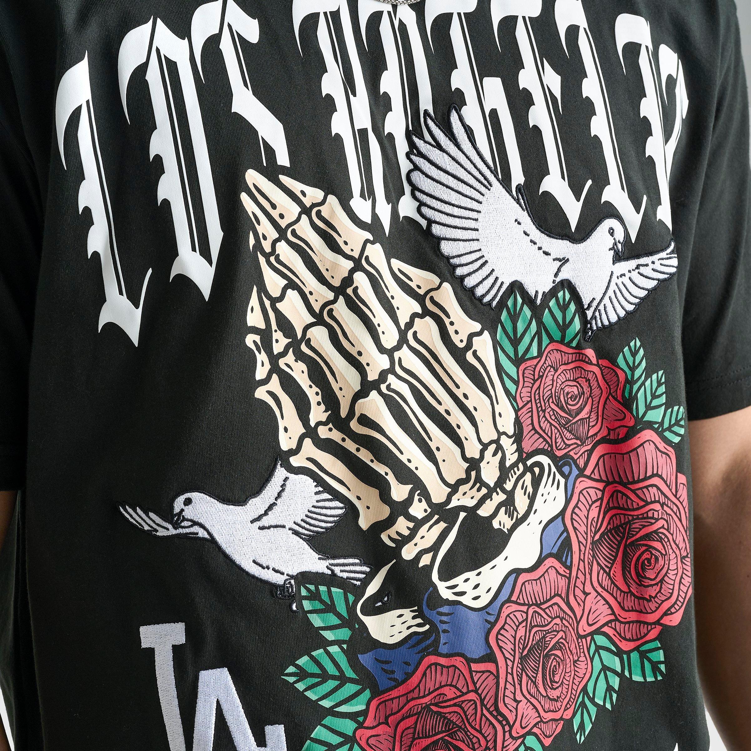 Men's New Era Los Angeles Dodgers MLB Dove Graphic T-Shirt