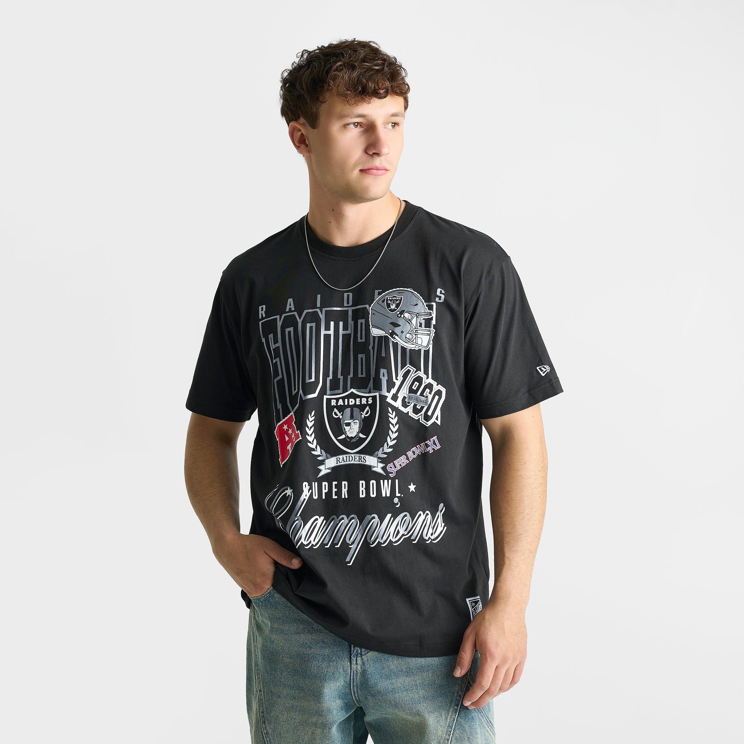 Men's New Era Las Vegas Raiders NFL Sport Classic Champions T-Shirt