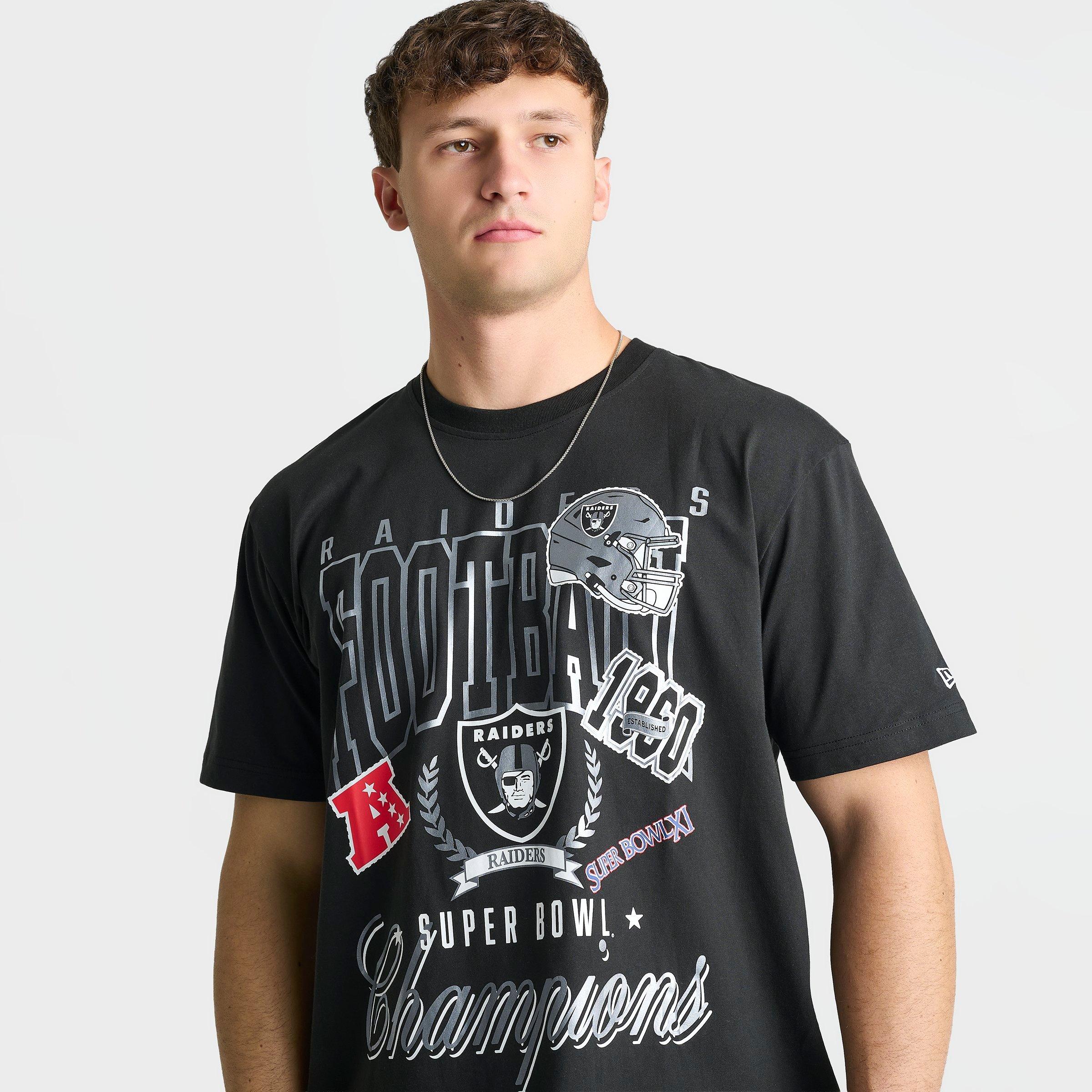 Men's New Era Las Vegas Raiders NFL Sport Classic Champions T-Shirt