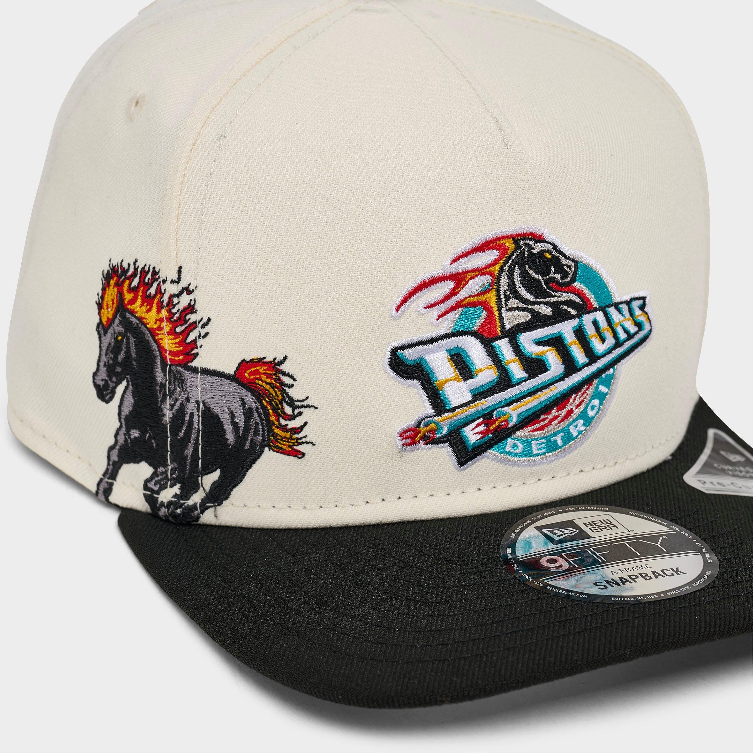 New Era Detroit Pistons NBA Hardwood Classics 9FIFTY A-Frame Snapback Hat