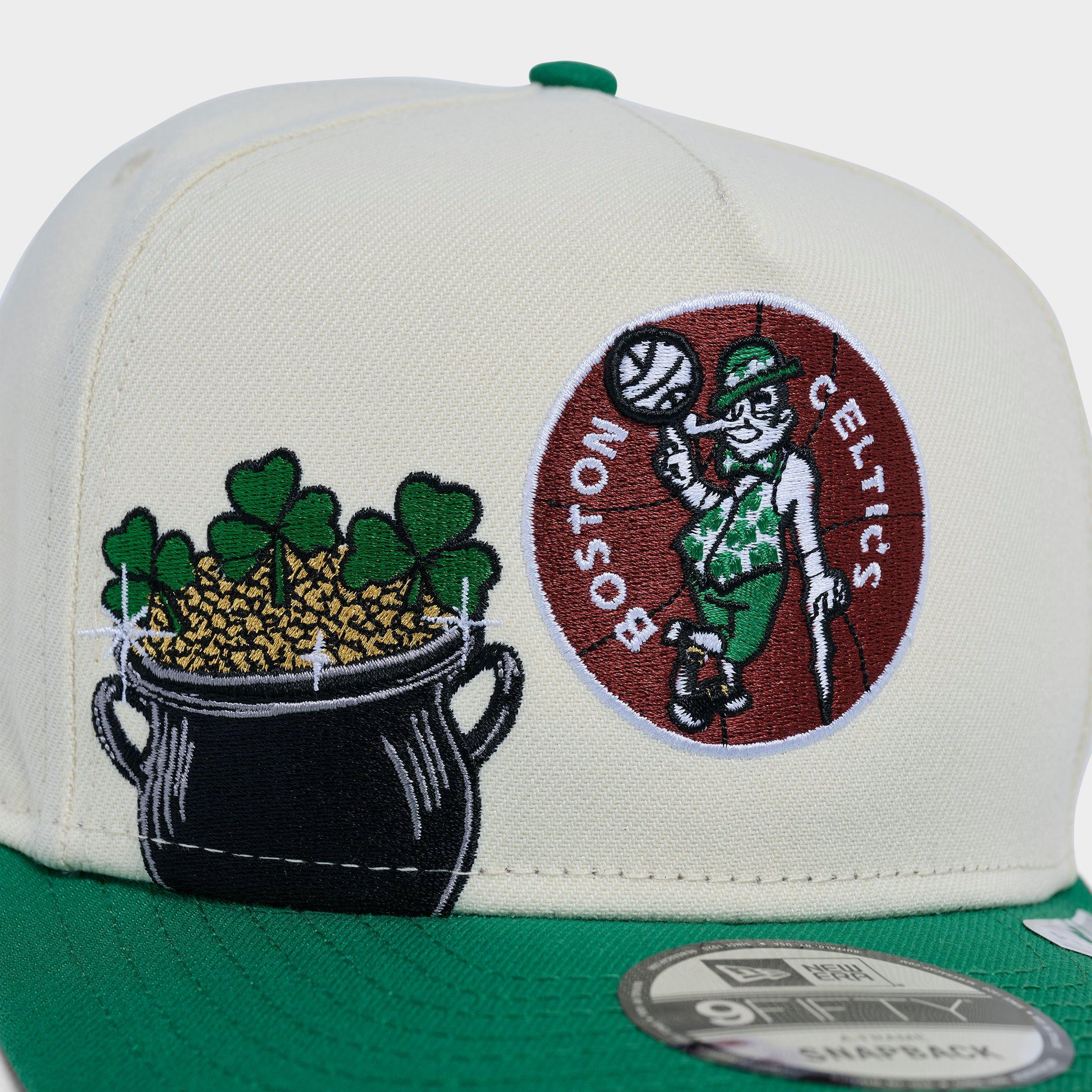 New Era Boston Celtics NBA Hardwood Classics 9FIFTY A-Frame Snapback Hat