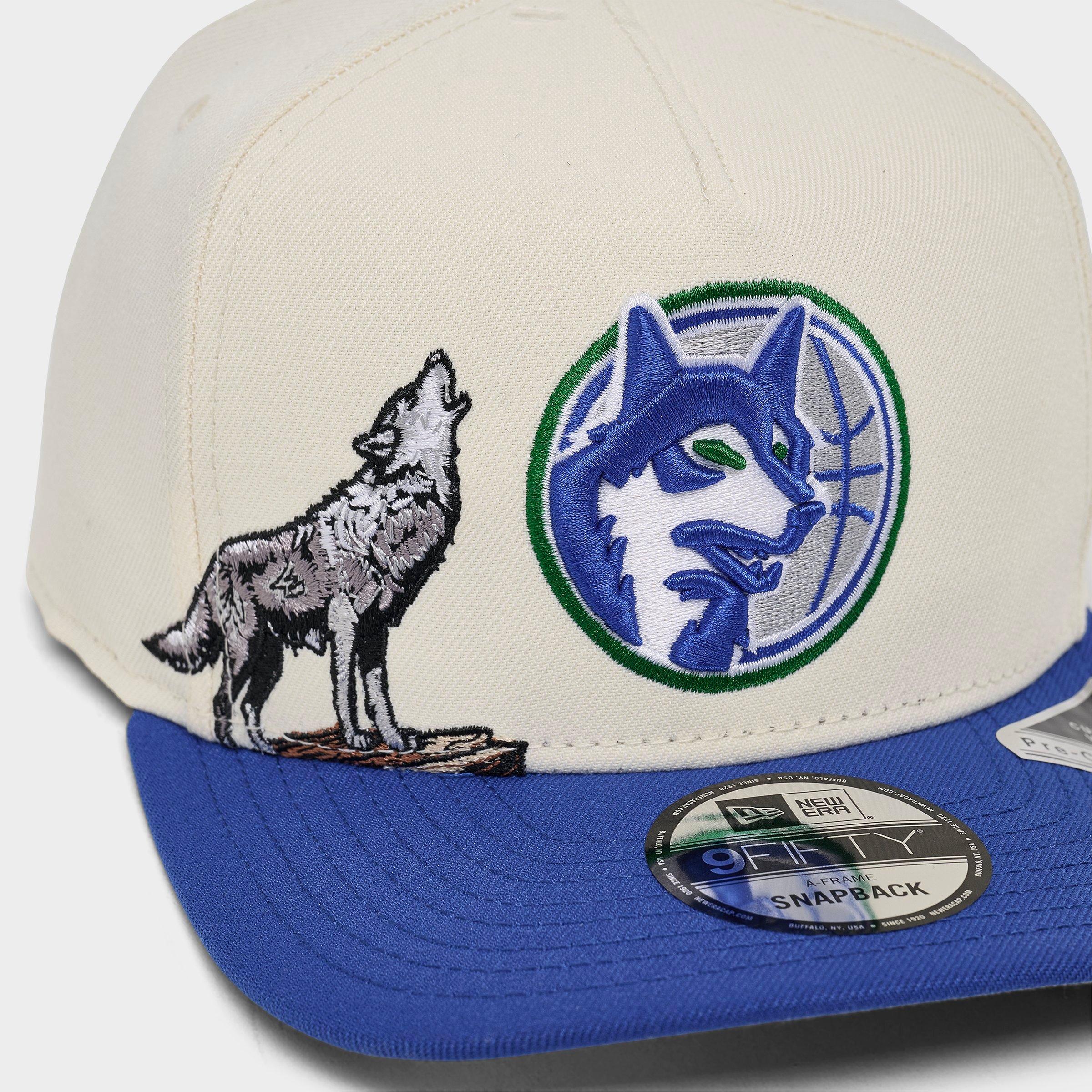 New Era Minnesota Timberwolves NBA Hardwood Classics 9FIFTY A-Frame Snapback Hat