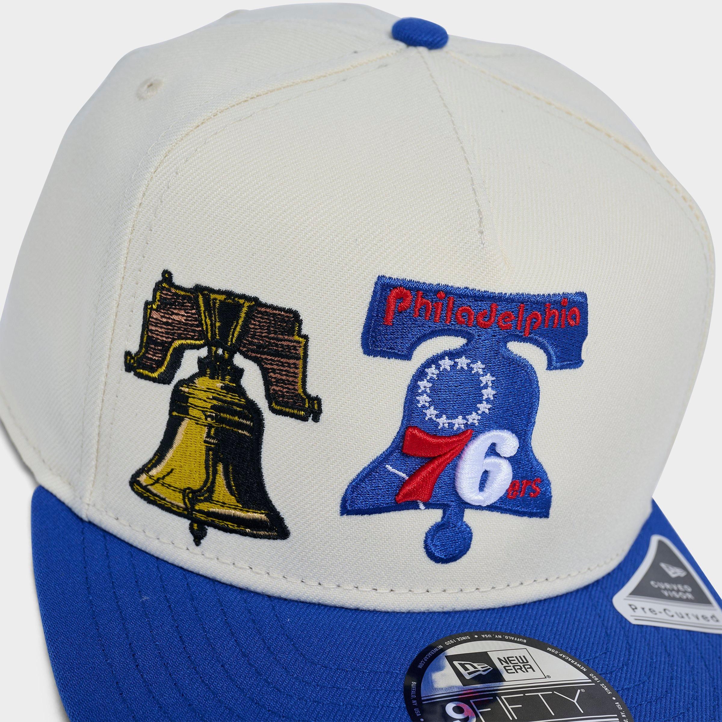 New Era Philadelphia 76ers NBA Hardwood Classics 9FIFTY A-Frame Snapback Hat