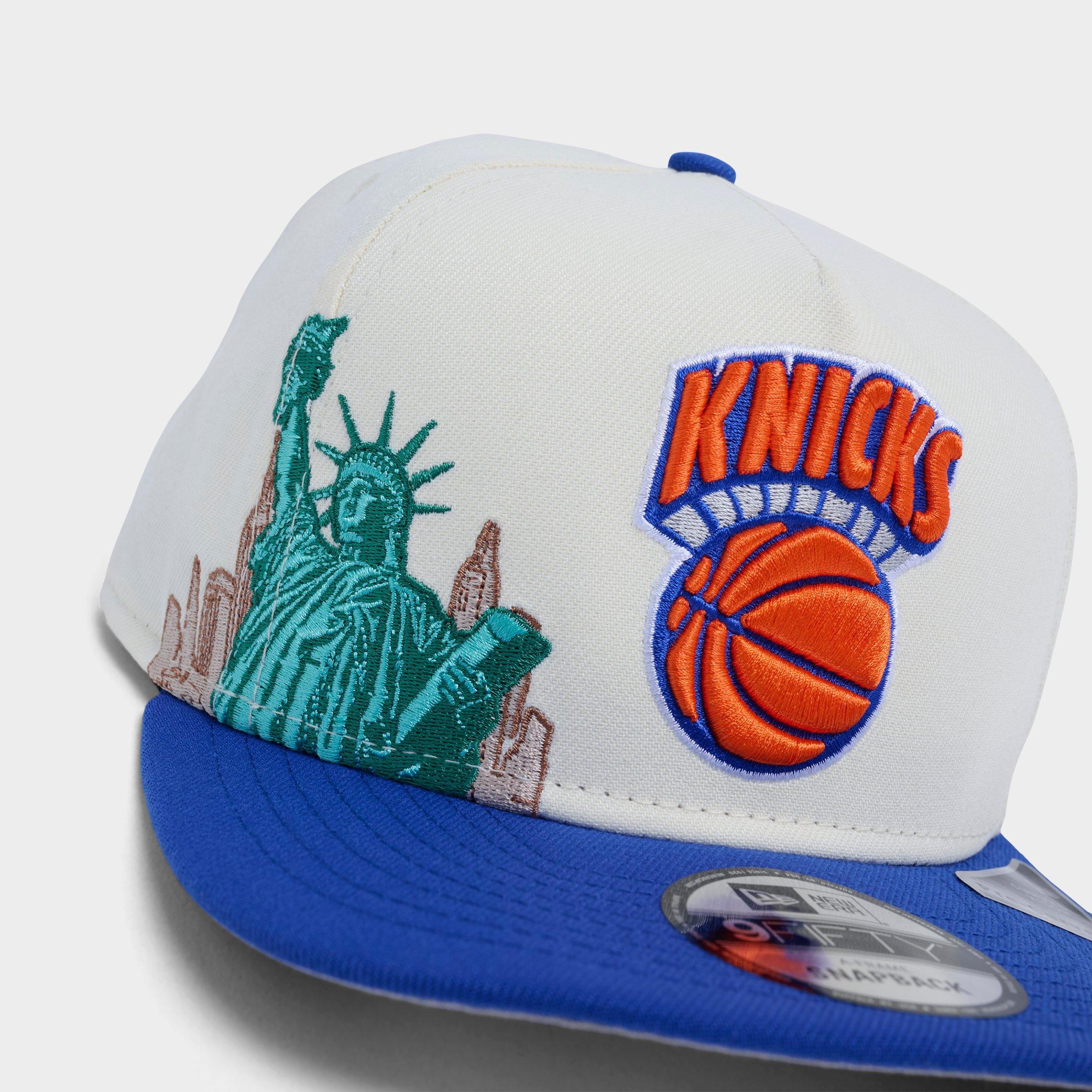 New Era New York Knicks NBA Liberty Hardwood Classics 9FIFTY A-Frame Snapback Hat