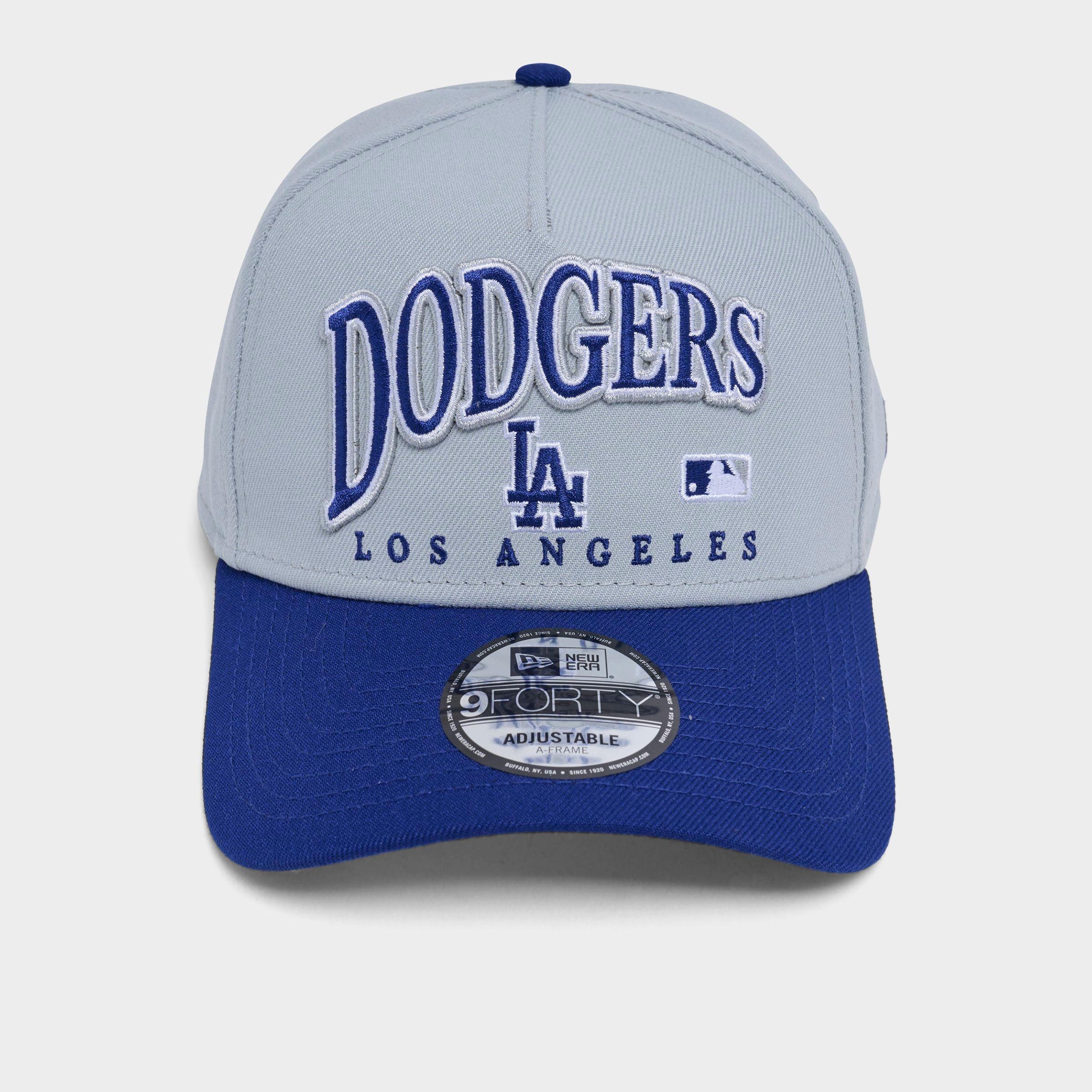 New Era Los Angeles Dodgers MLB 9FORTY Embroidery Wordmark A-Frame Snapback Hat