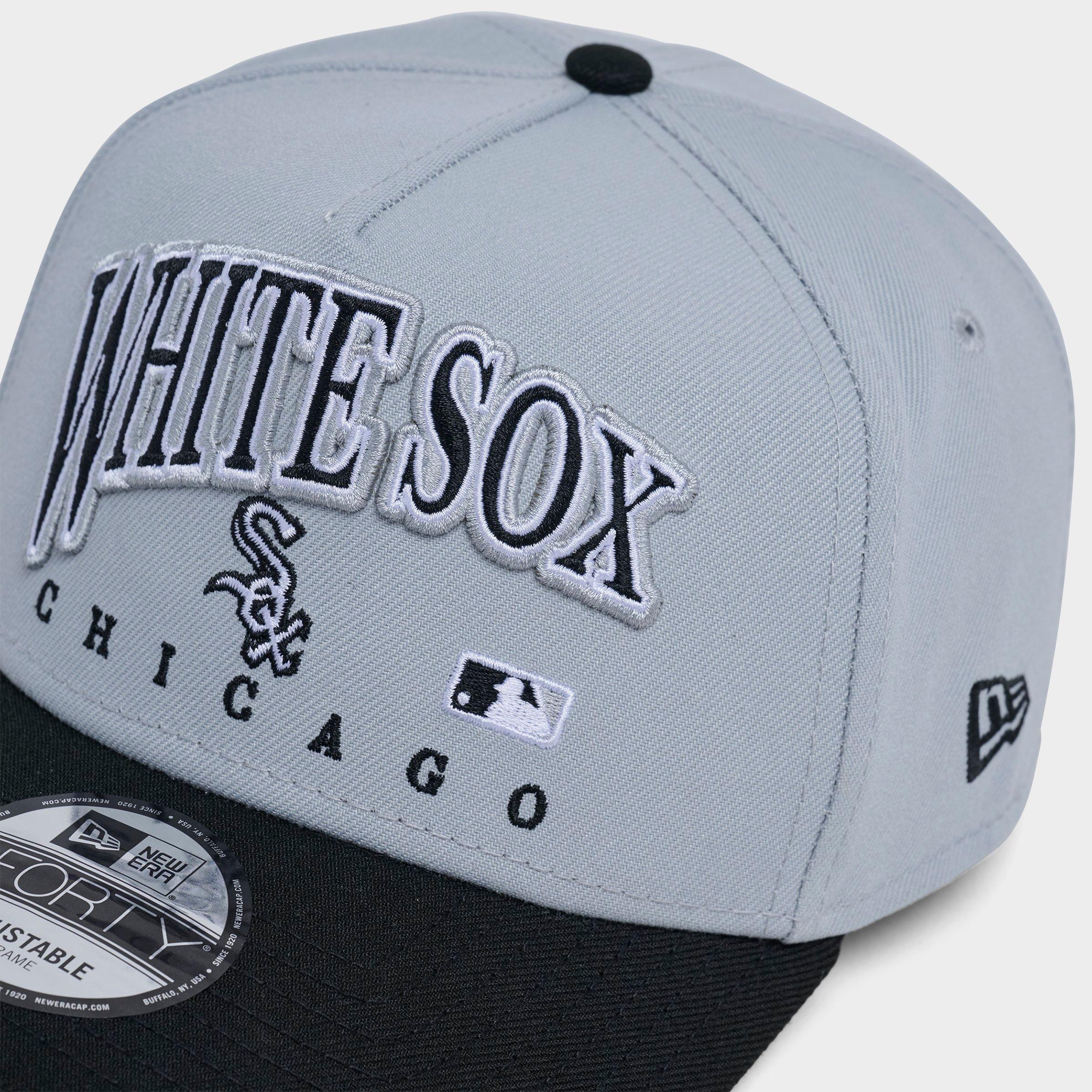 New Era Chicago White Sox MLB 9FORTY Embroidery Wordmark A-Frame Snapback Hat