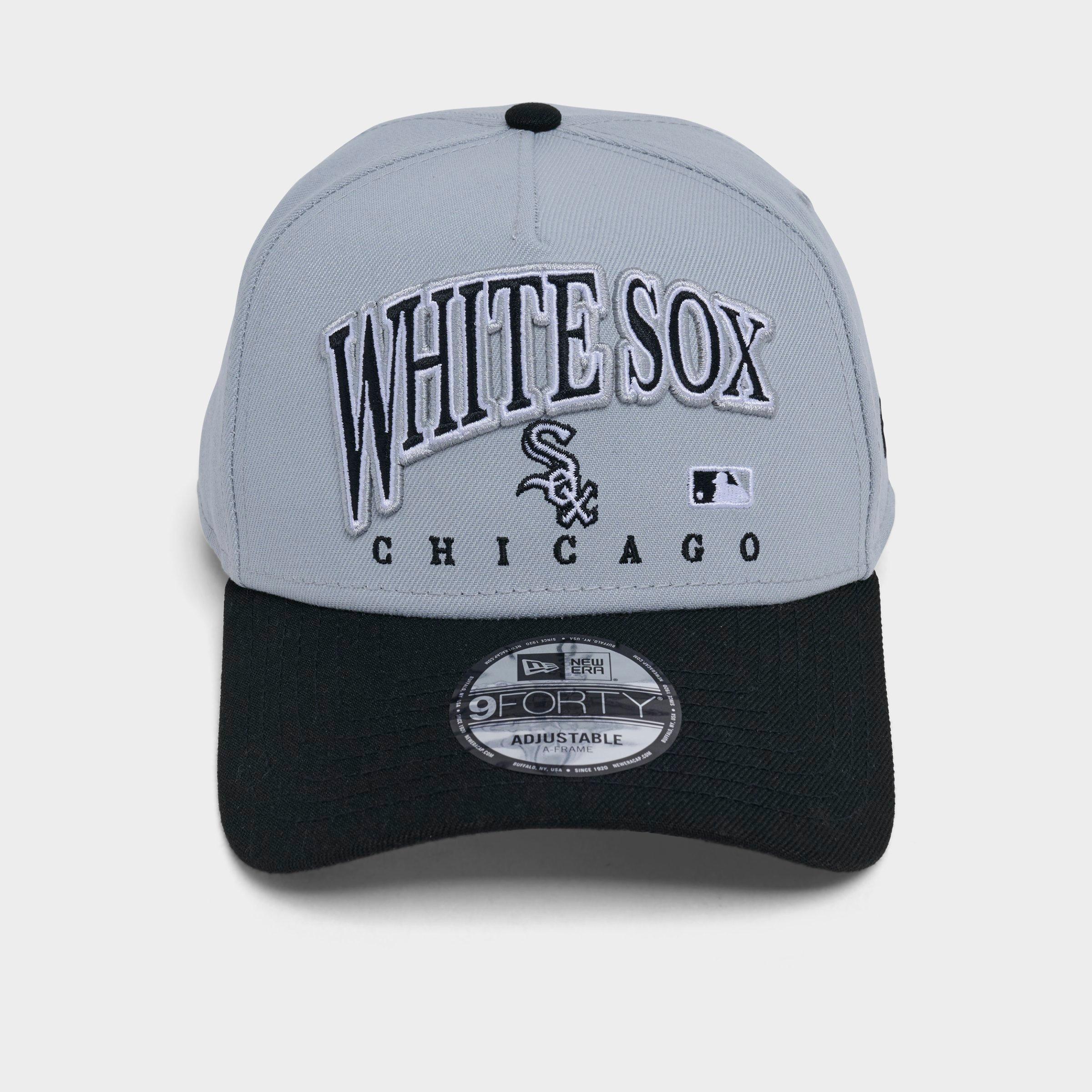 New Era Chicago White Sox MLB 9FORTY Embroidery Wordmark A-Frame Snapback Hat