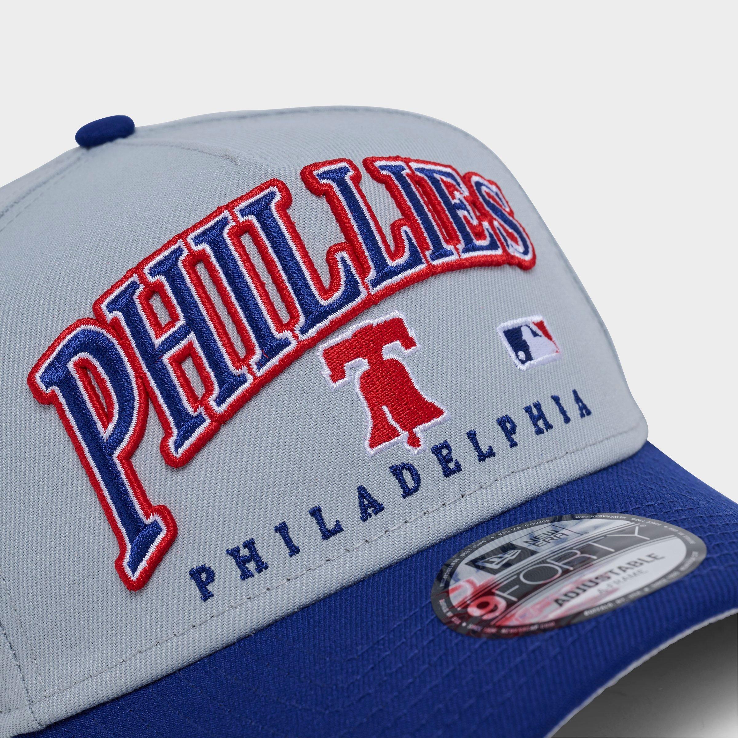 New Era Philadelphia Phillies MLB 9FORTY Embroidery Wordmark A-Frame Snapback Hat