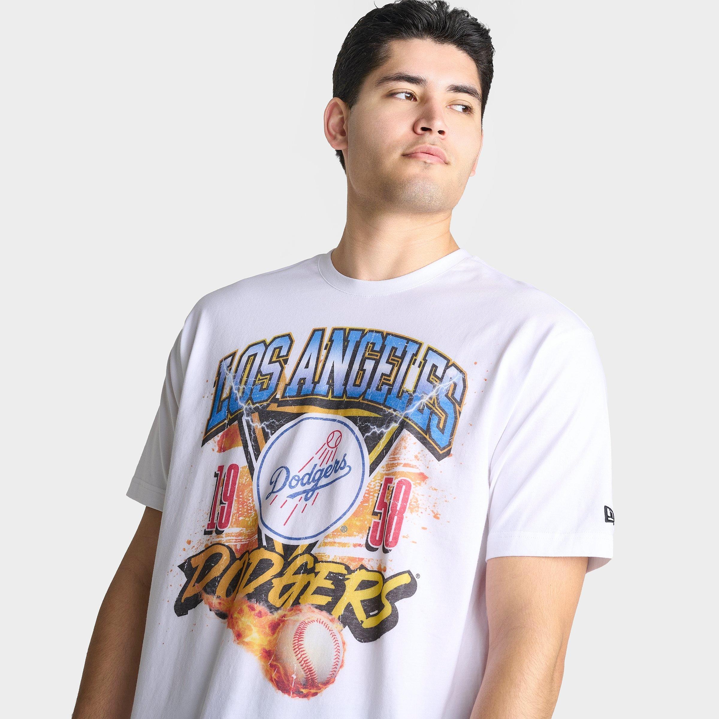 Men's New Era Los Angeles Dodgers MLB On Fire T-Shirt