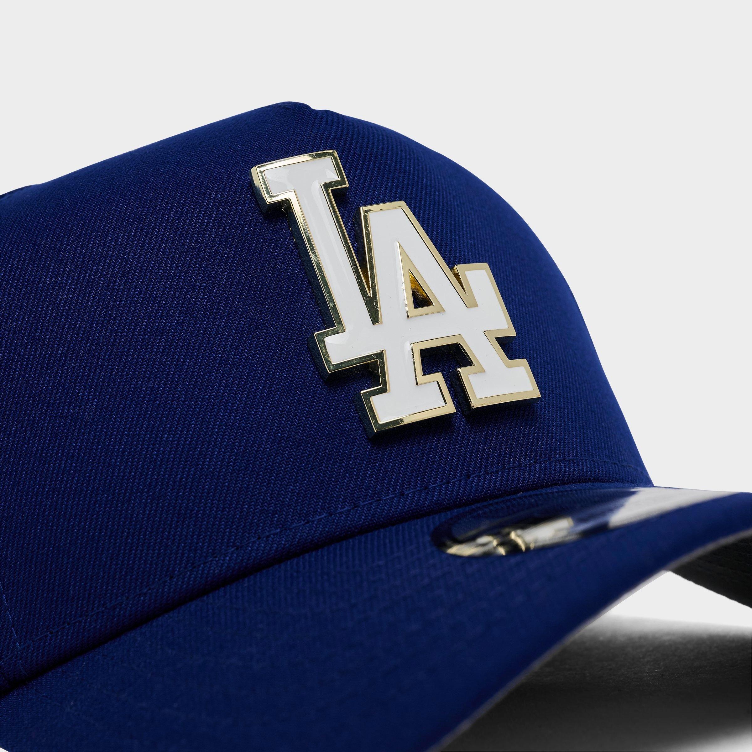 New Era Los Angeles Dodgers MLB Metal Logo 9FORTY A-Frame Snapback Hat