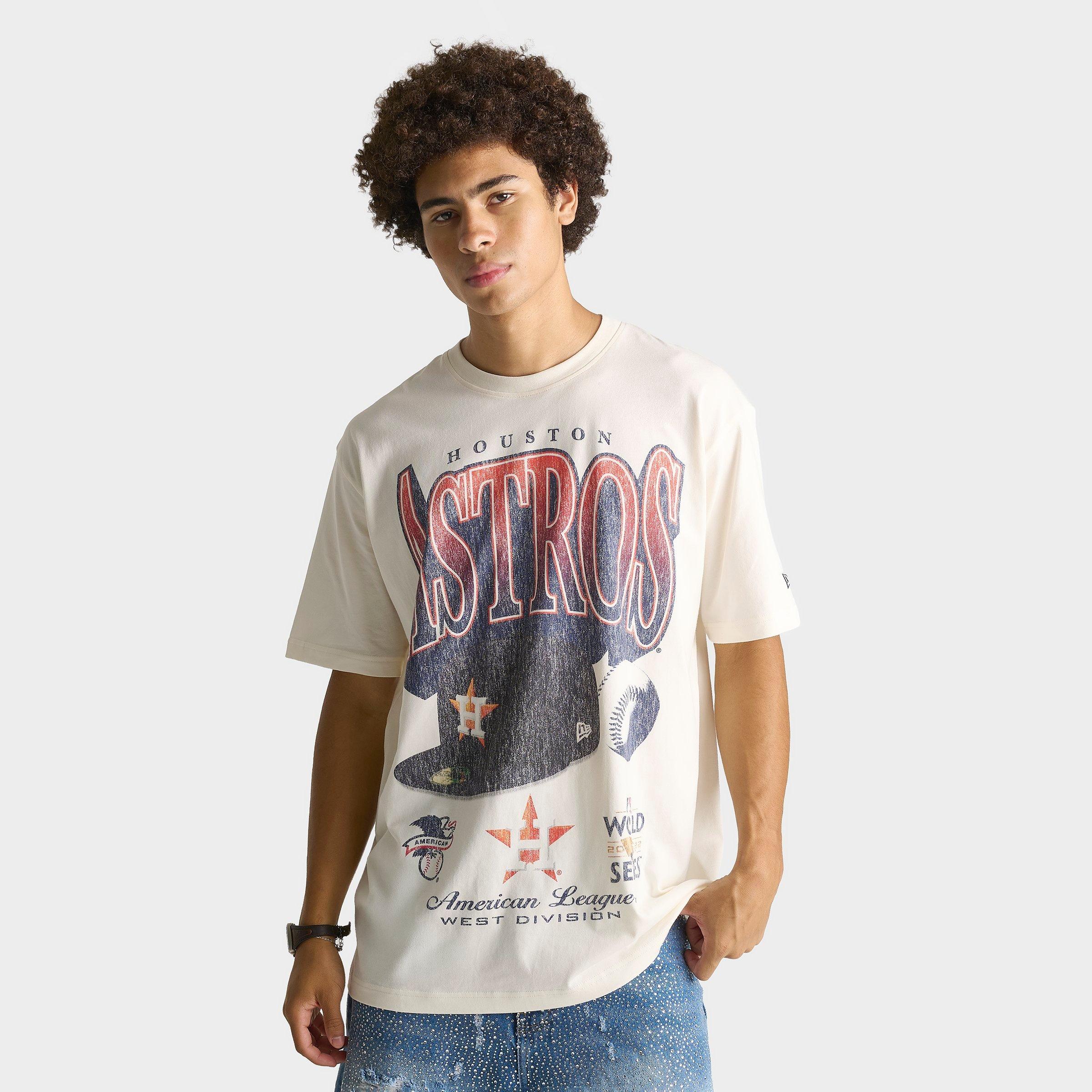 Men's New Era Houston Astros MLB Hat Graphic T-Shirt