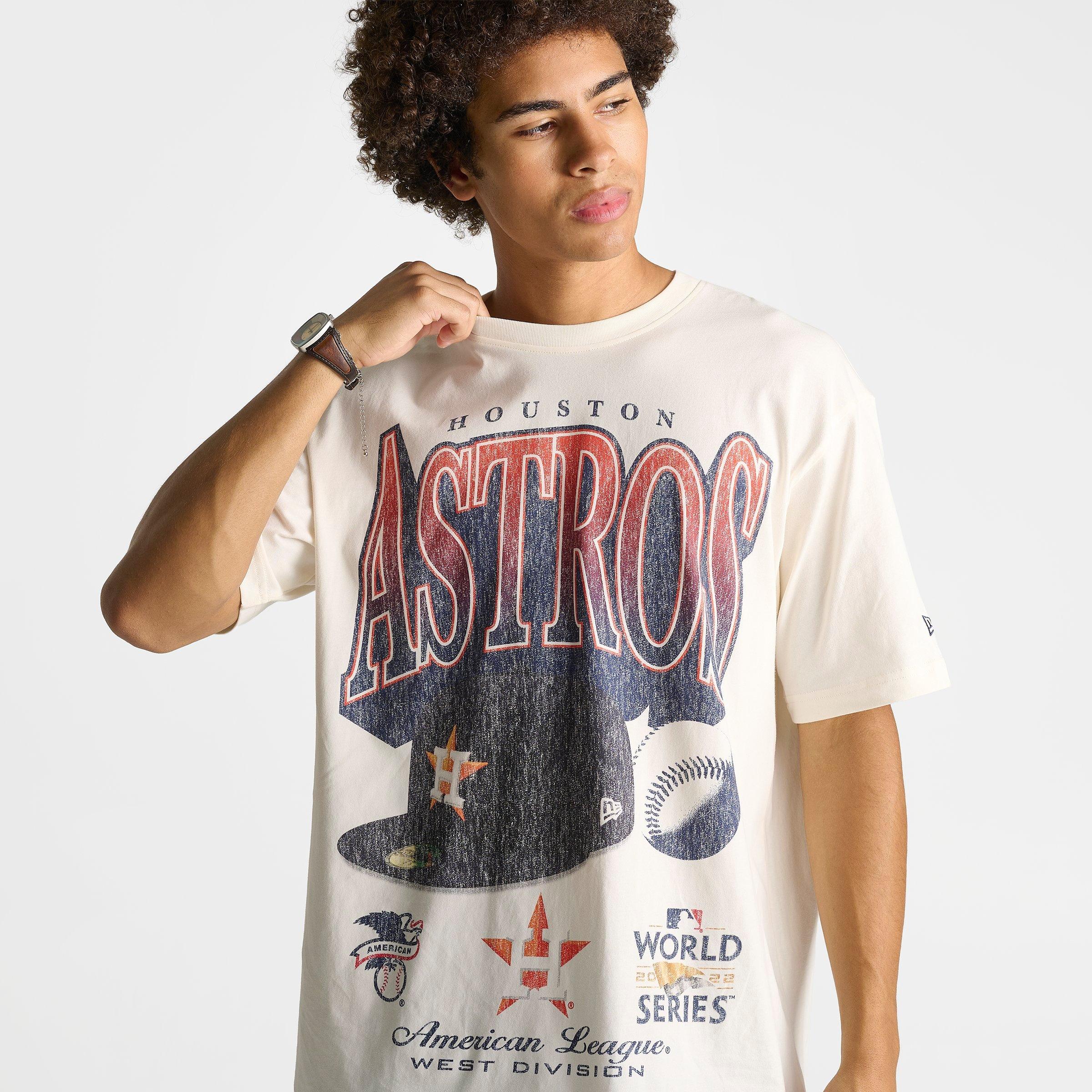 Men's New Era Houston Astros MLB Hat Graphic T-Shirt