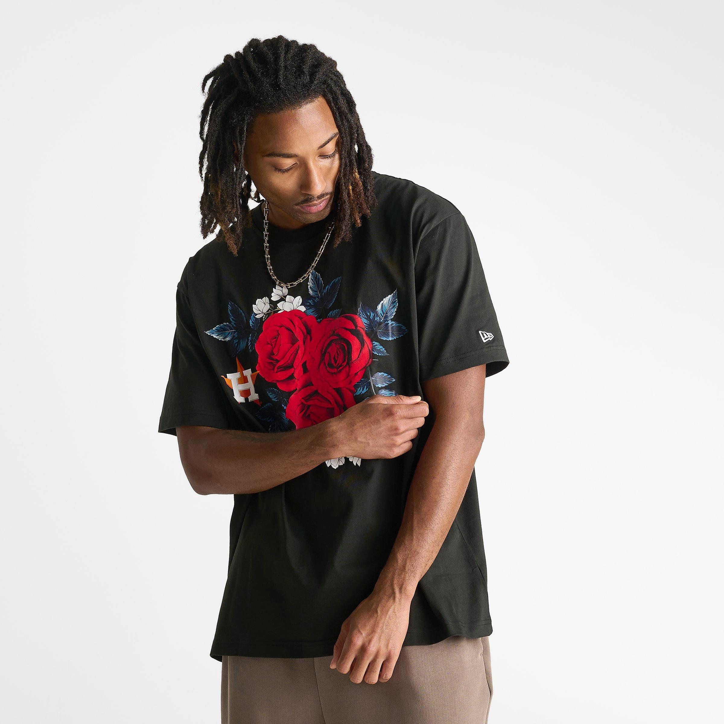 Men's New Era Houston Astros MLB Roses Graphic T-Shirt