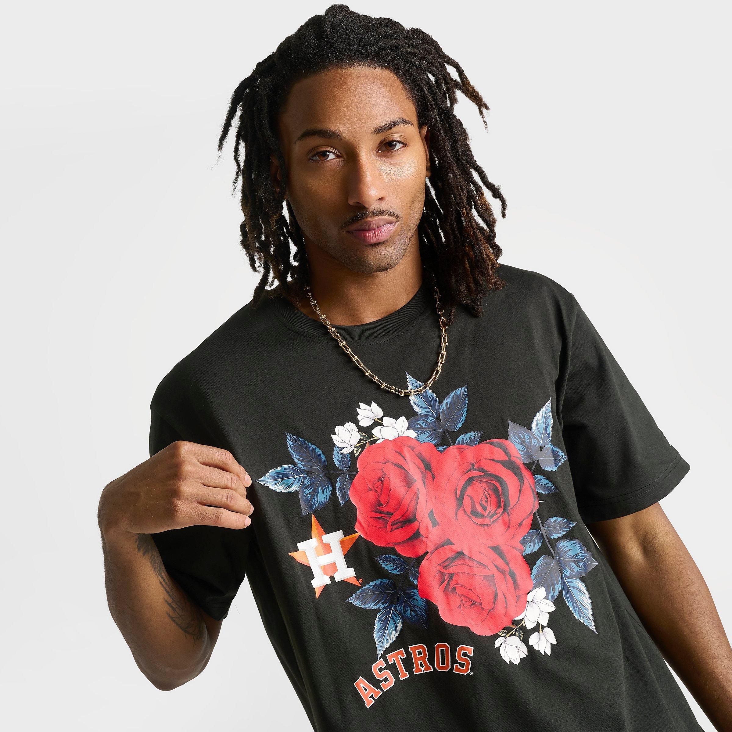 Men's New Era Houston Astros MLB Roses Graphic T-Shirt