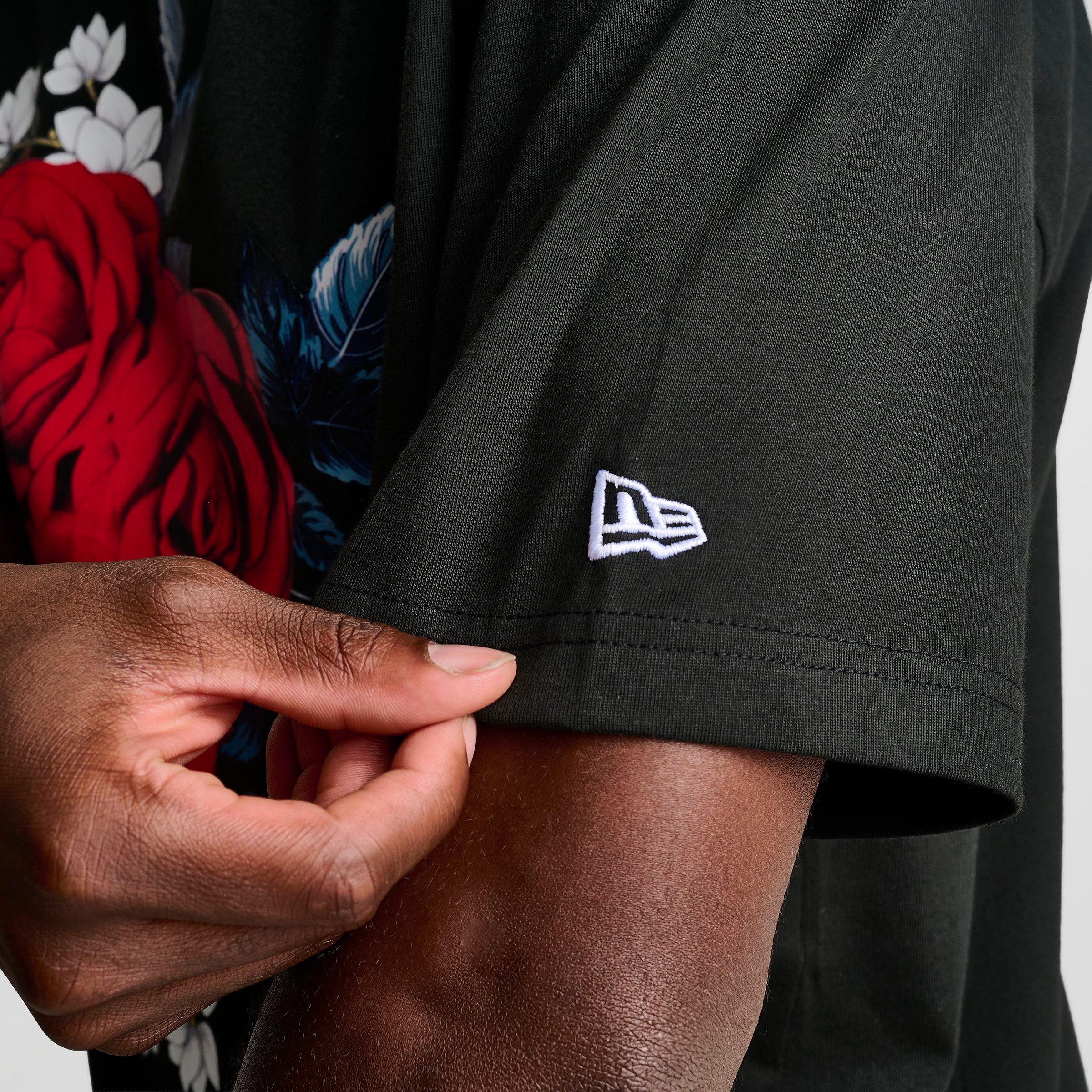 Men's New Era Los Angeles Dodgers MLB Roses Graphic T-Shirt