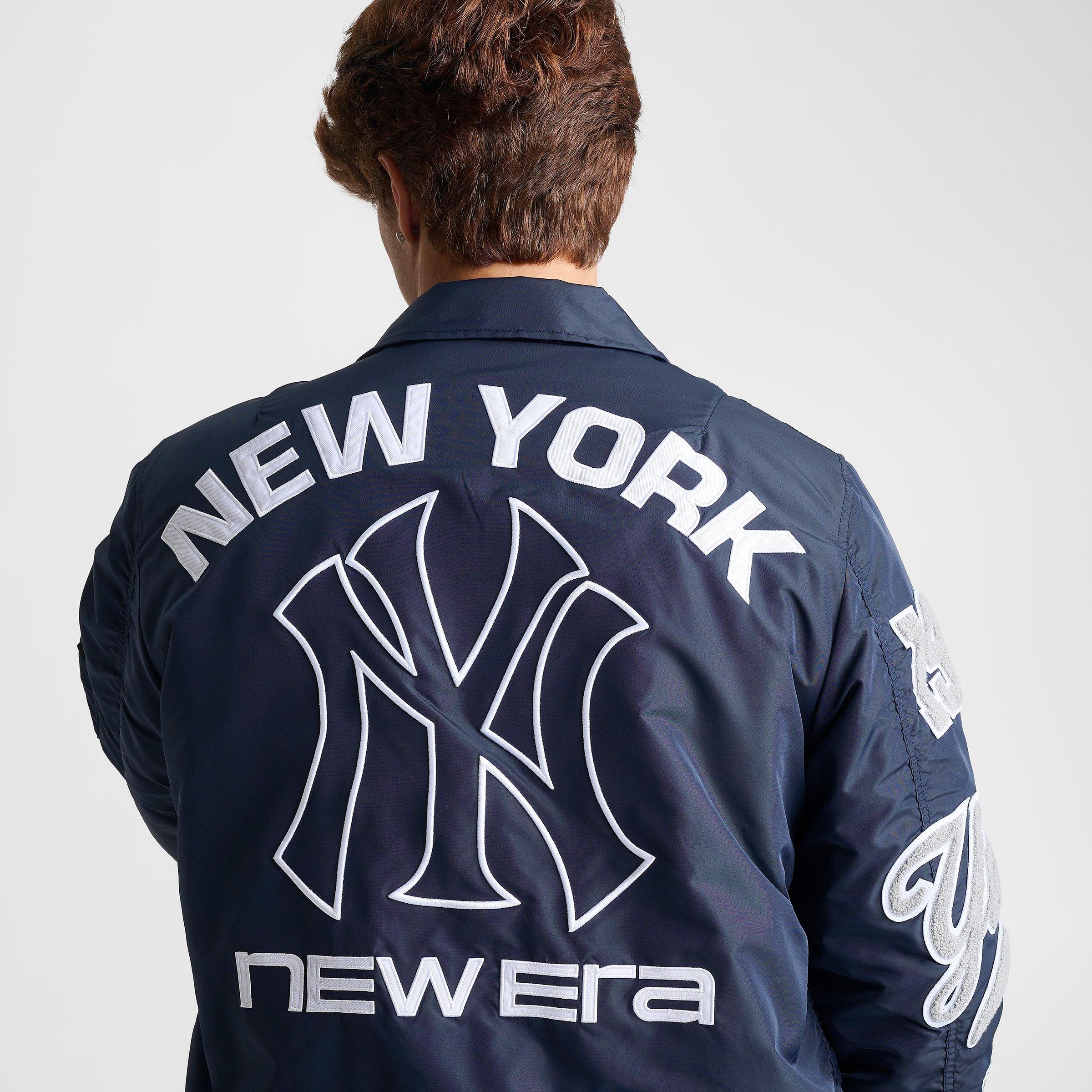 Men's New Era x Alpha Industries York Yankees MLB Hooded Bomber Jacket