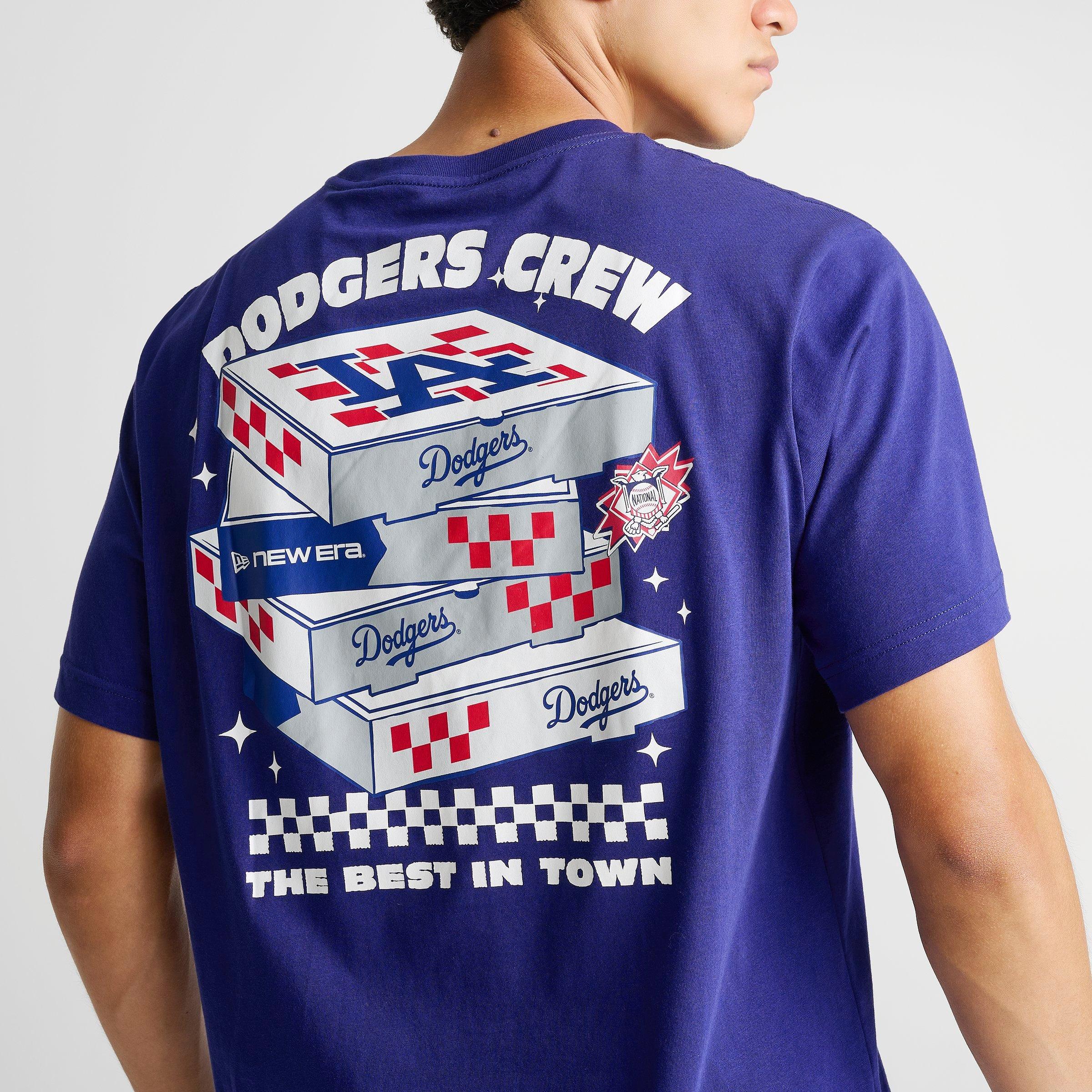 Men's New Era Los Angeles Dodgers MLB Pizza Graphic T-Shirt