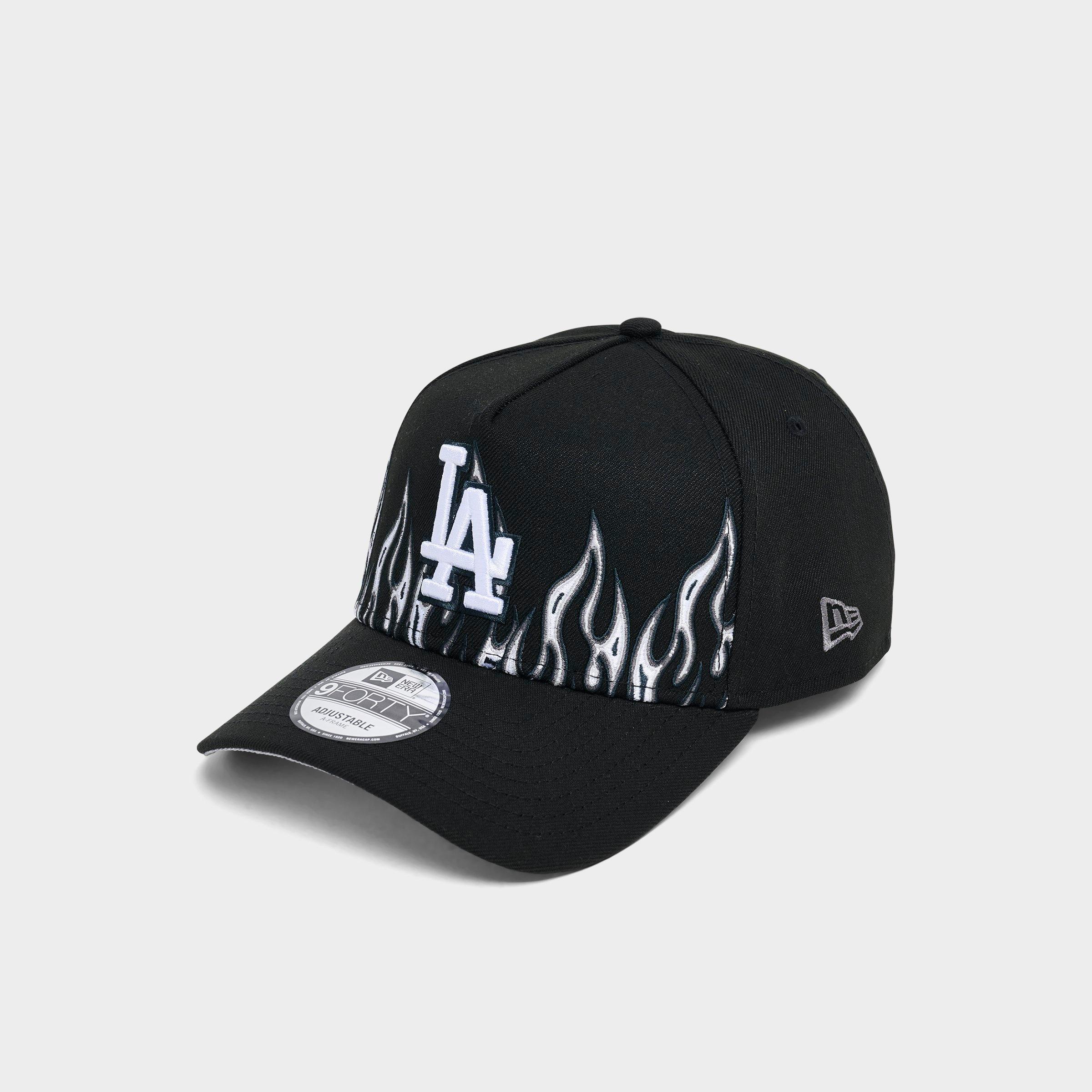 New Era Los Angeles Dodgers MLB Flames Logo 9FORTY A-Frame Snapback Hat