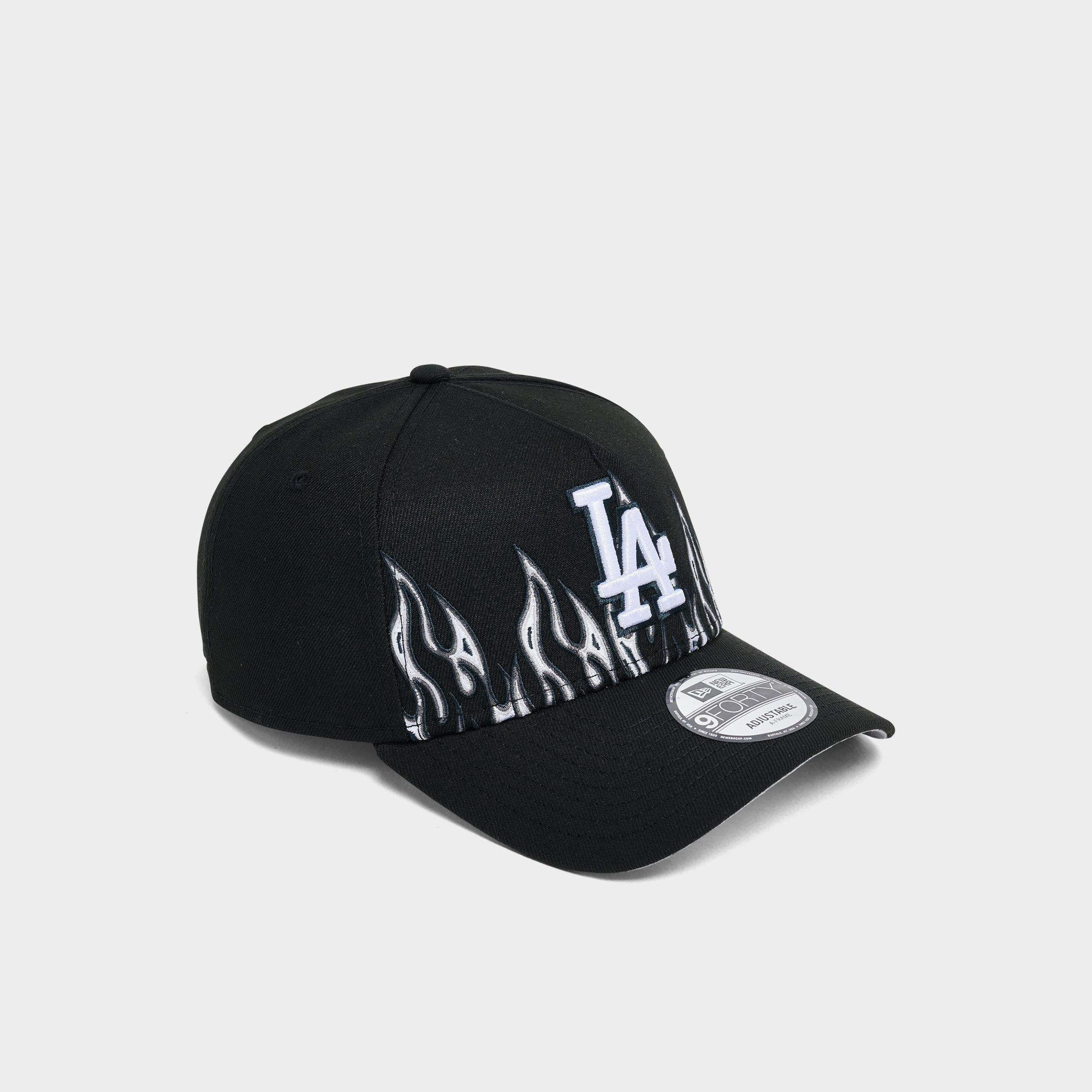 New Era Los Angeles Dodgers MLB Flames Logo 9FORTY A-Frame Snapback Hat