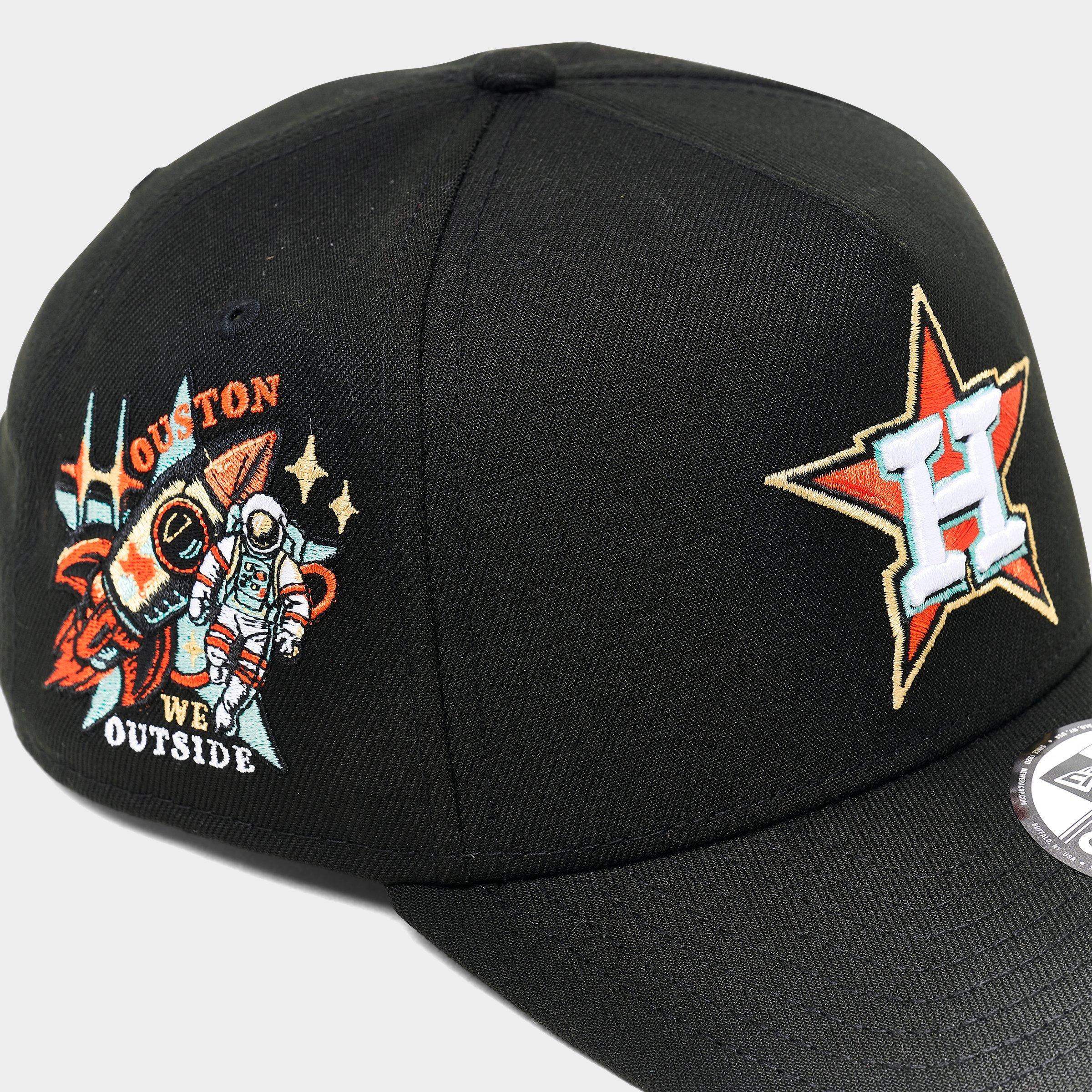 New Era Houston Astros MLB Local Side Patch 9FORTY A-Frame Snapback Hat