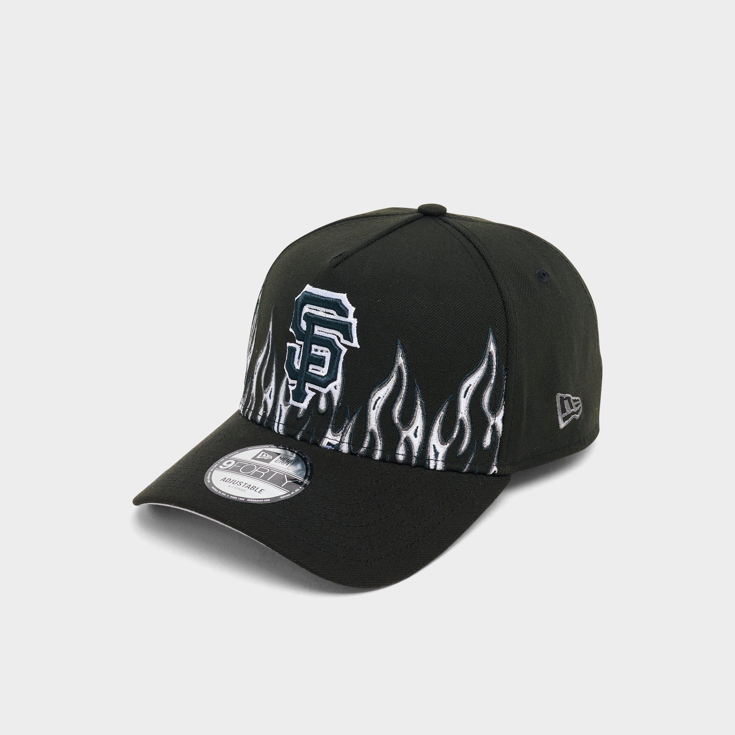 New Era San Francisco Giants MLB Large Flame Logo 9FORTY A-Frame Snapback Hat