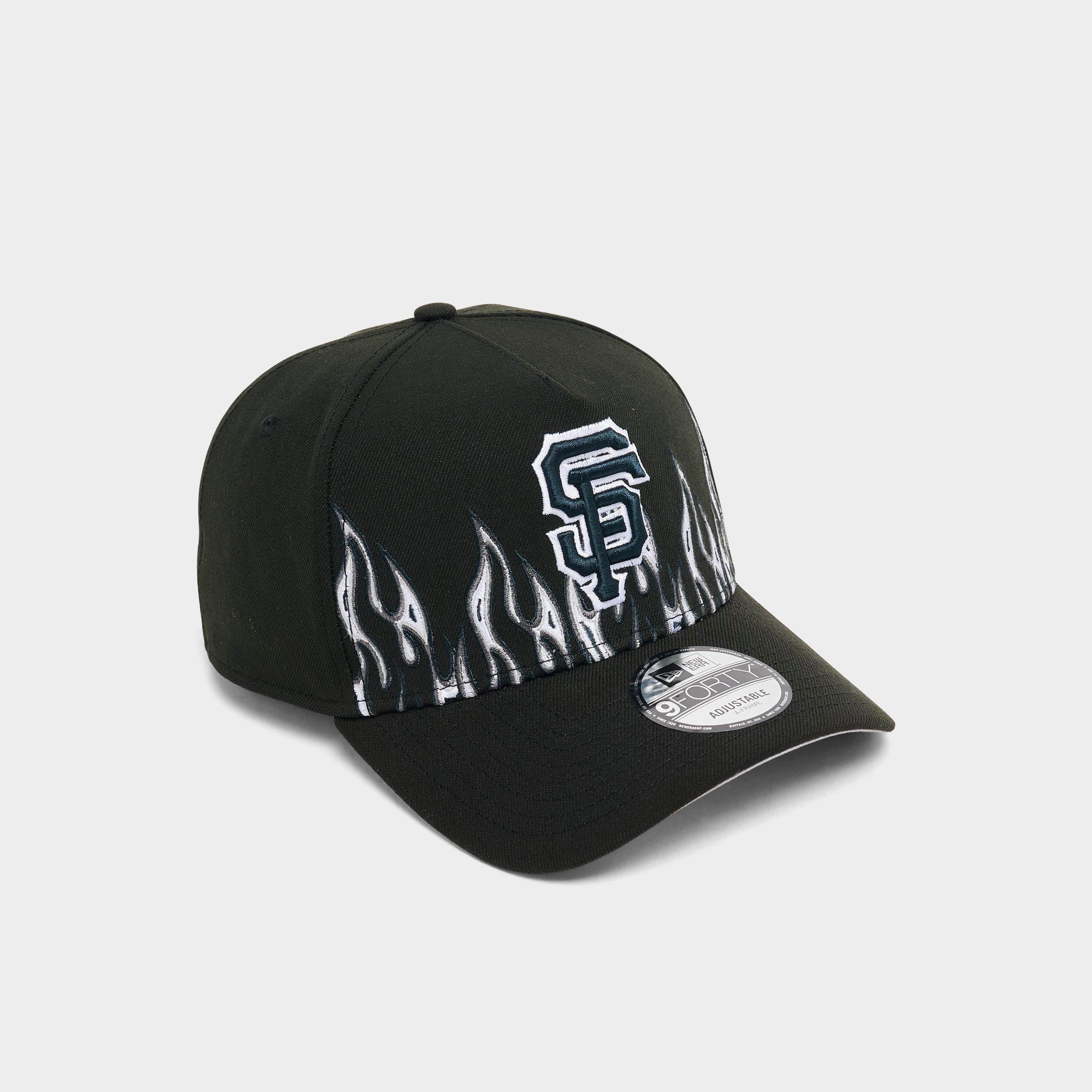 New Era San Francisco Giants MLB Large Flame Logo 9FORTY A-Frame Snapback Hat
