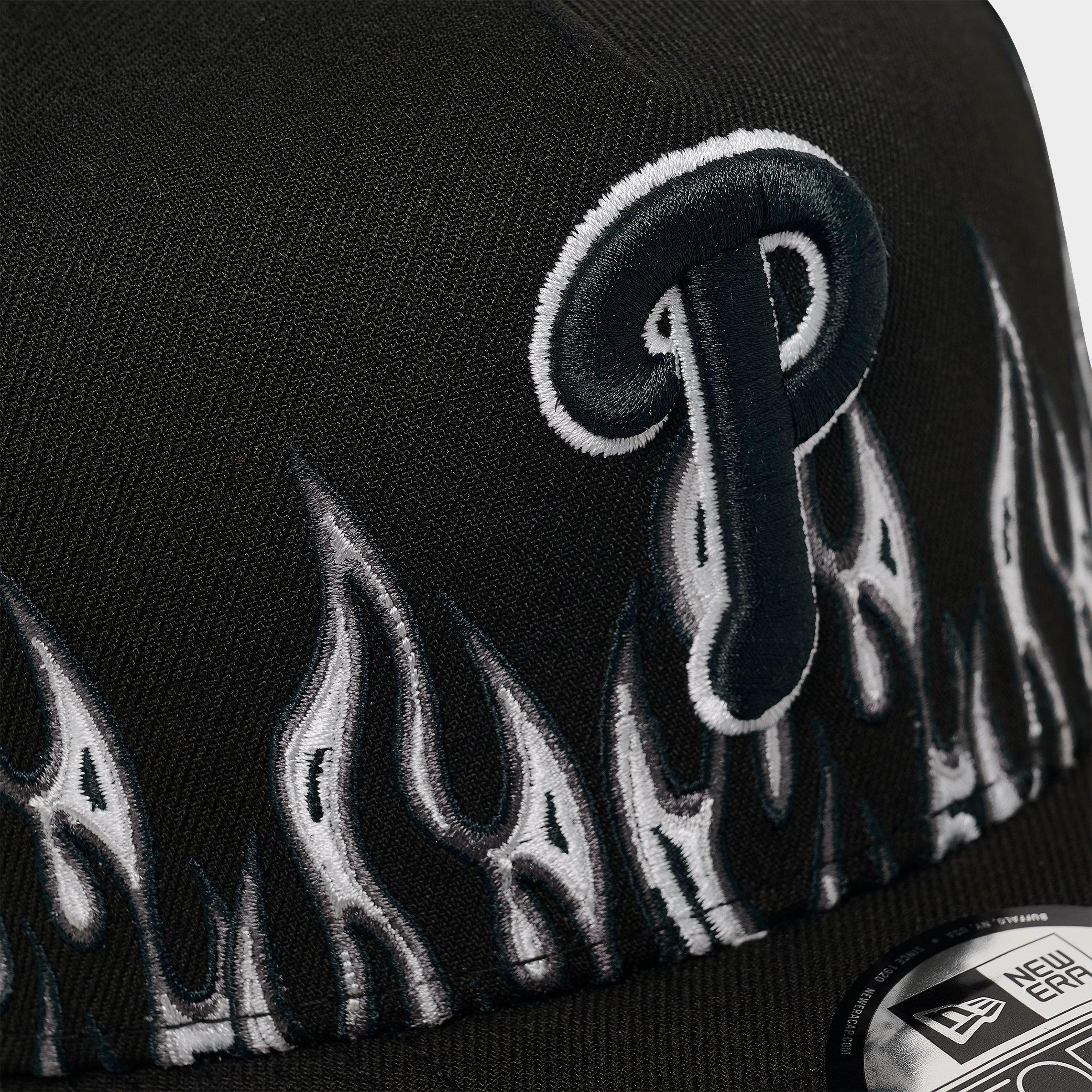 New Era Philadelphia Phillies MLB Large Flame Logo 9FORTY A-Frame Snapback Hat