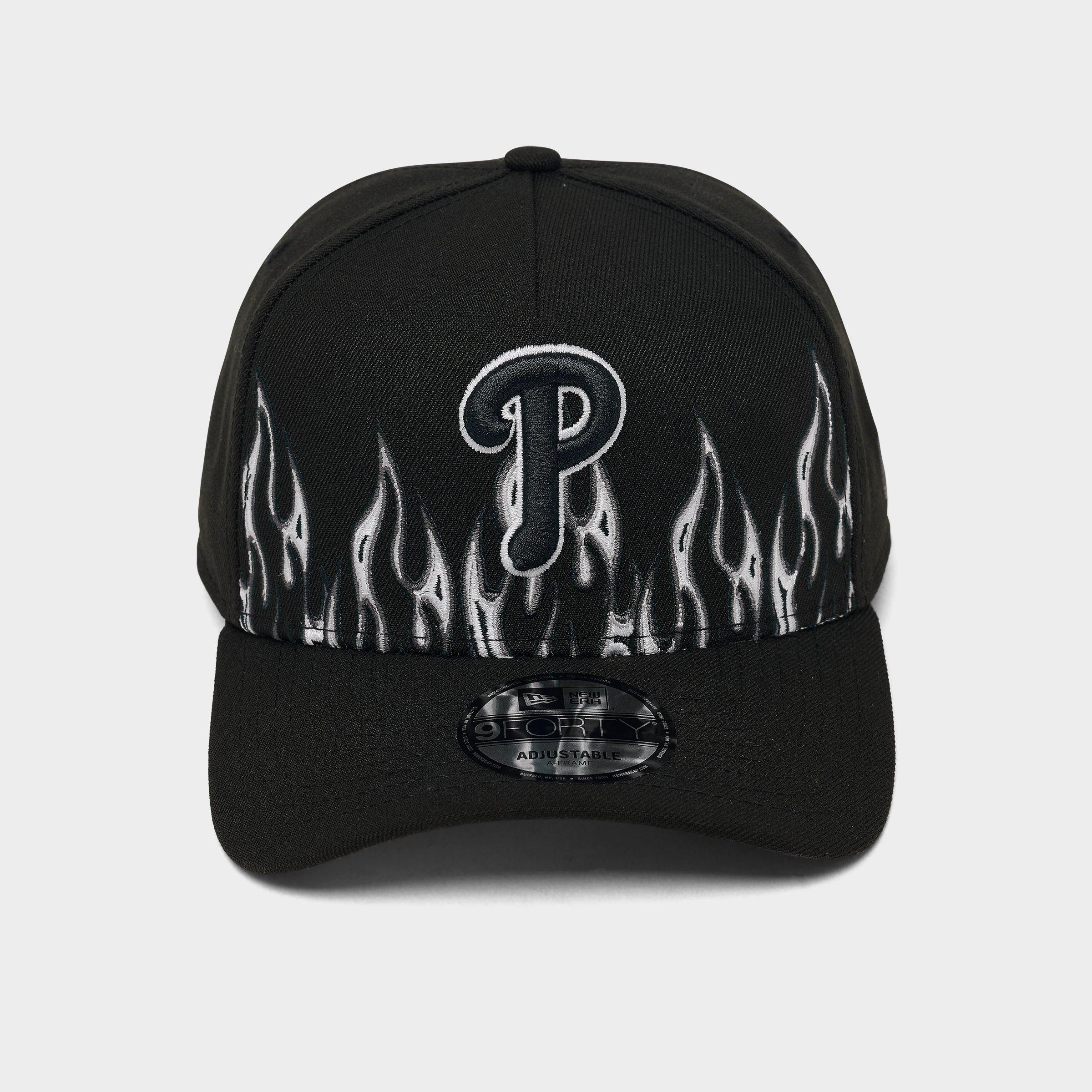 New Era Philadelphia Phillies MLB Large Flame Logo 9FORTY A-Frame Snapback Hat