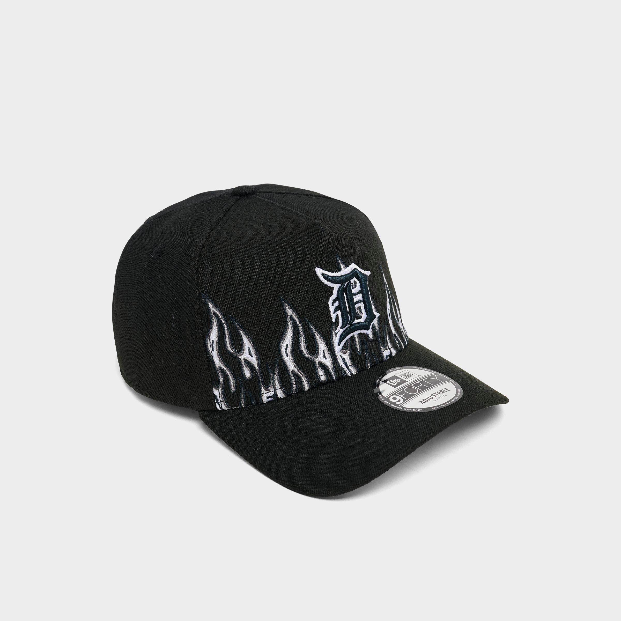 New Era Detroit Tigers MLB Large Flame Logo 9FORTY A-Frame Snapback Hat
