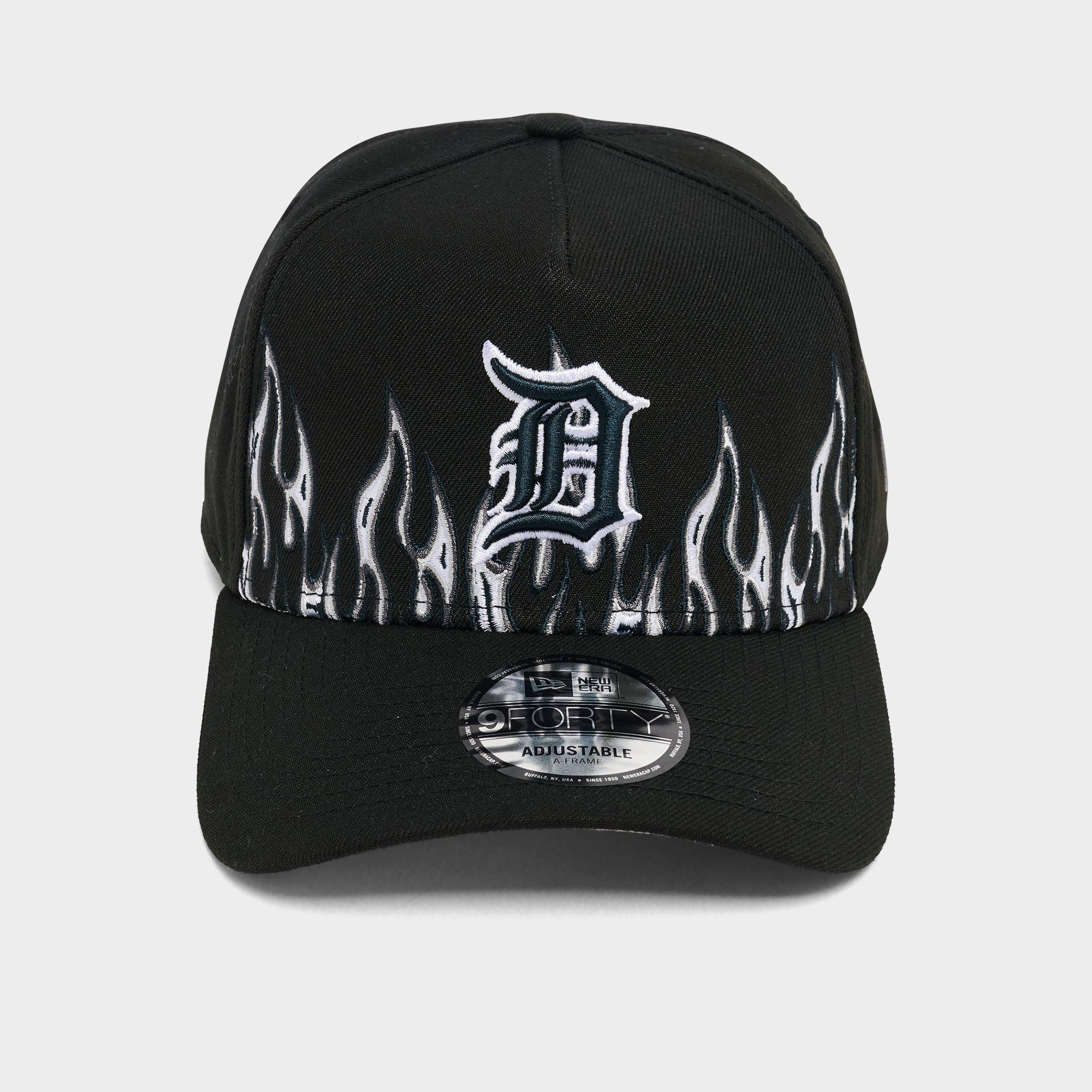 New Era Detroit Tigers MLB Large Flame Logo 9FORTY A-Frame Snapback Hat