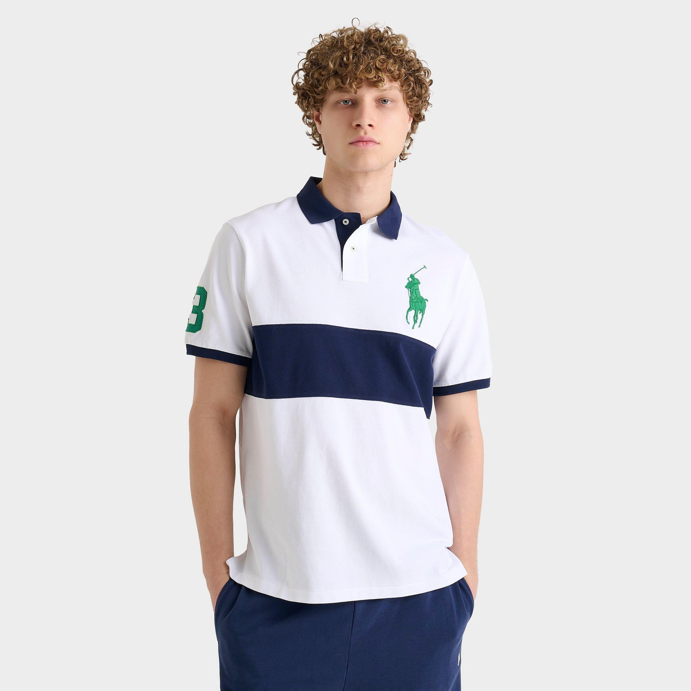 Men's Polo Ralph Lauren Big Pony Mesh Polo Shirt | JD Sports