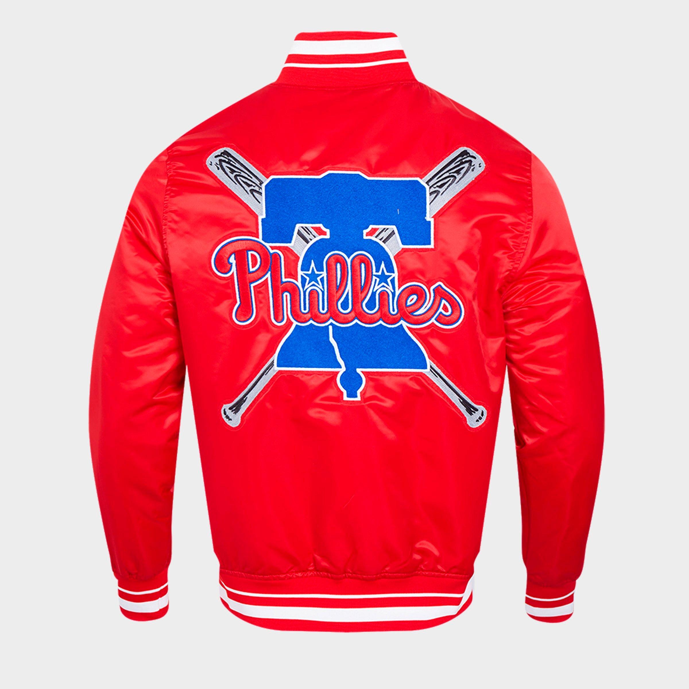 Men's Pro Standard Philadelphia Phillies MLB Mashup Rib Satin Jacket
