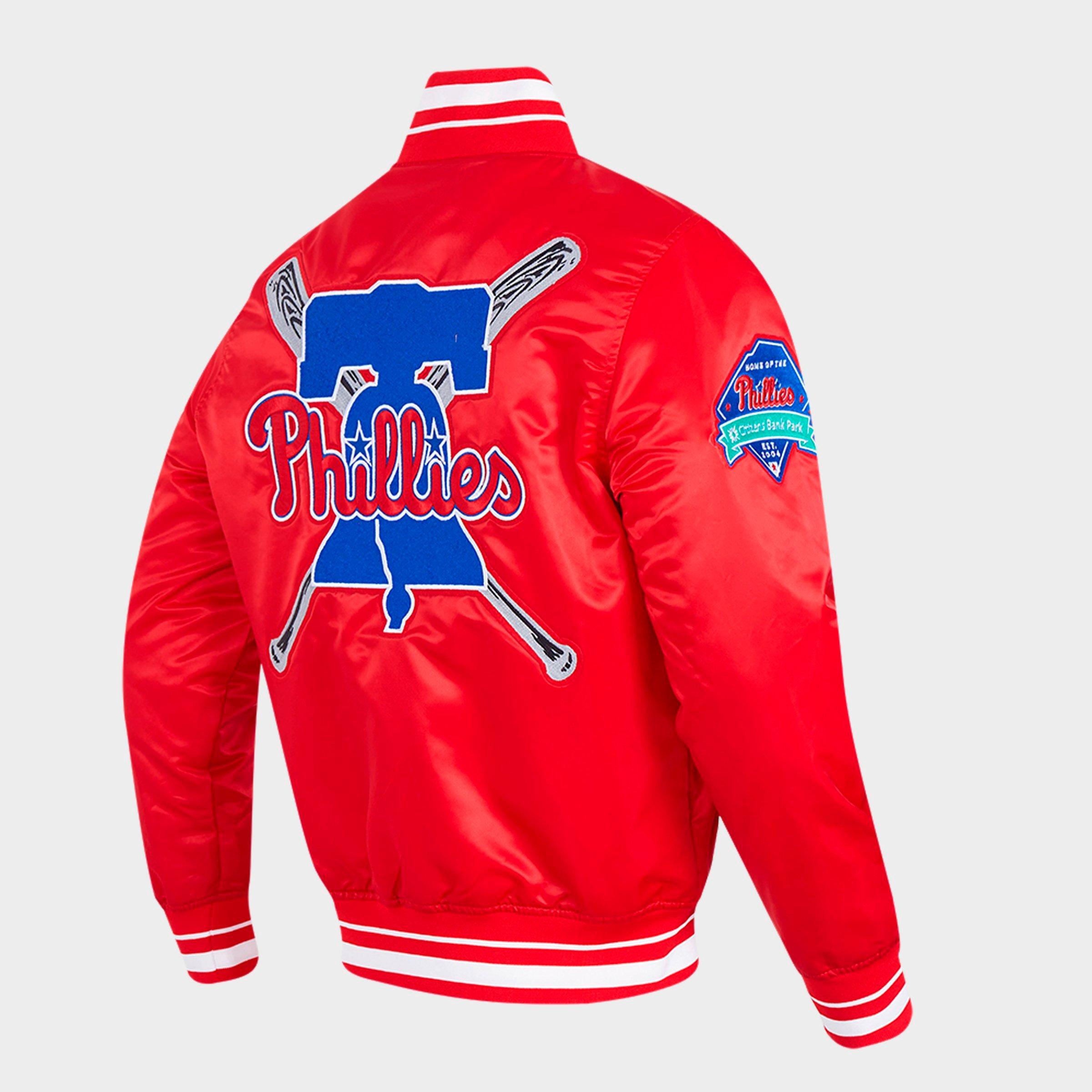 Men's Pro Standard Philadelphia Phillies MLB Mashup Rib Satin Jacket