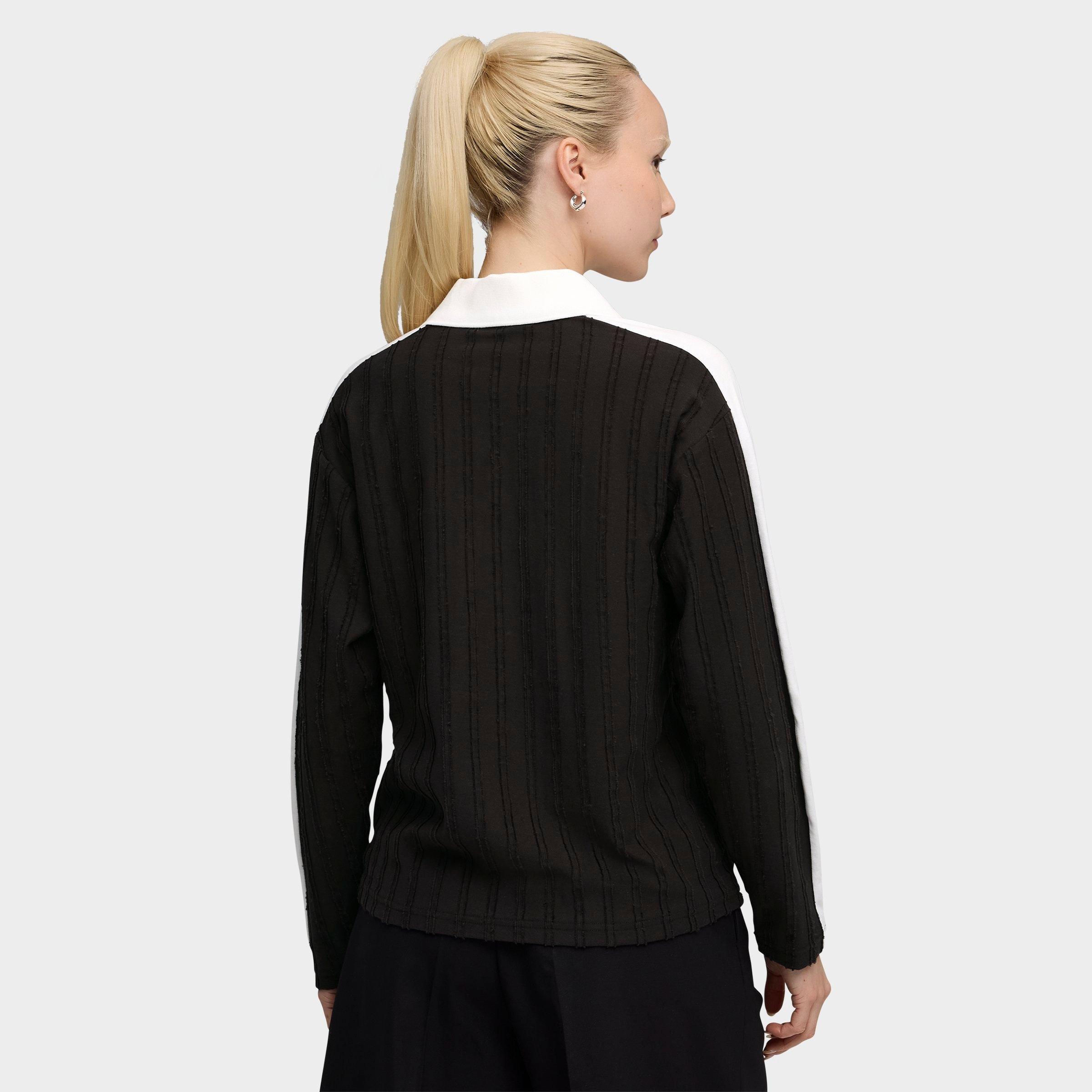 Women's Puma T7 Relaxed Long-Sleeve Polo T-Shirt