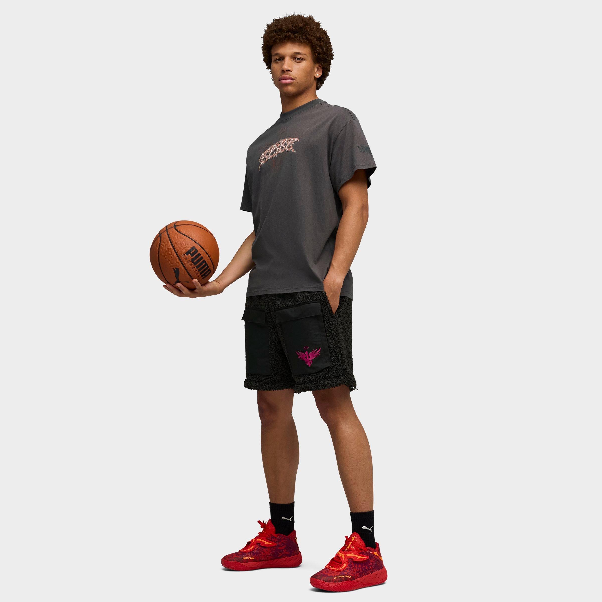 Men's Puma LaMelo Ball Supernova Zip-Off  Sherpa Fleece Pants