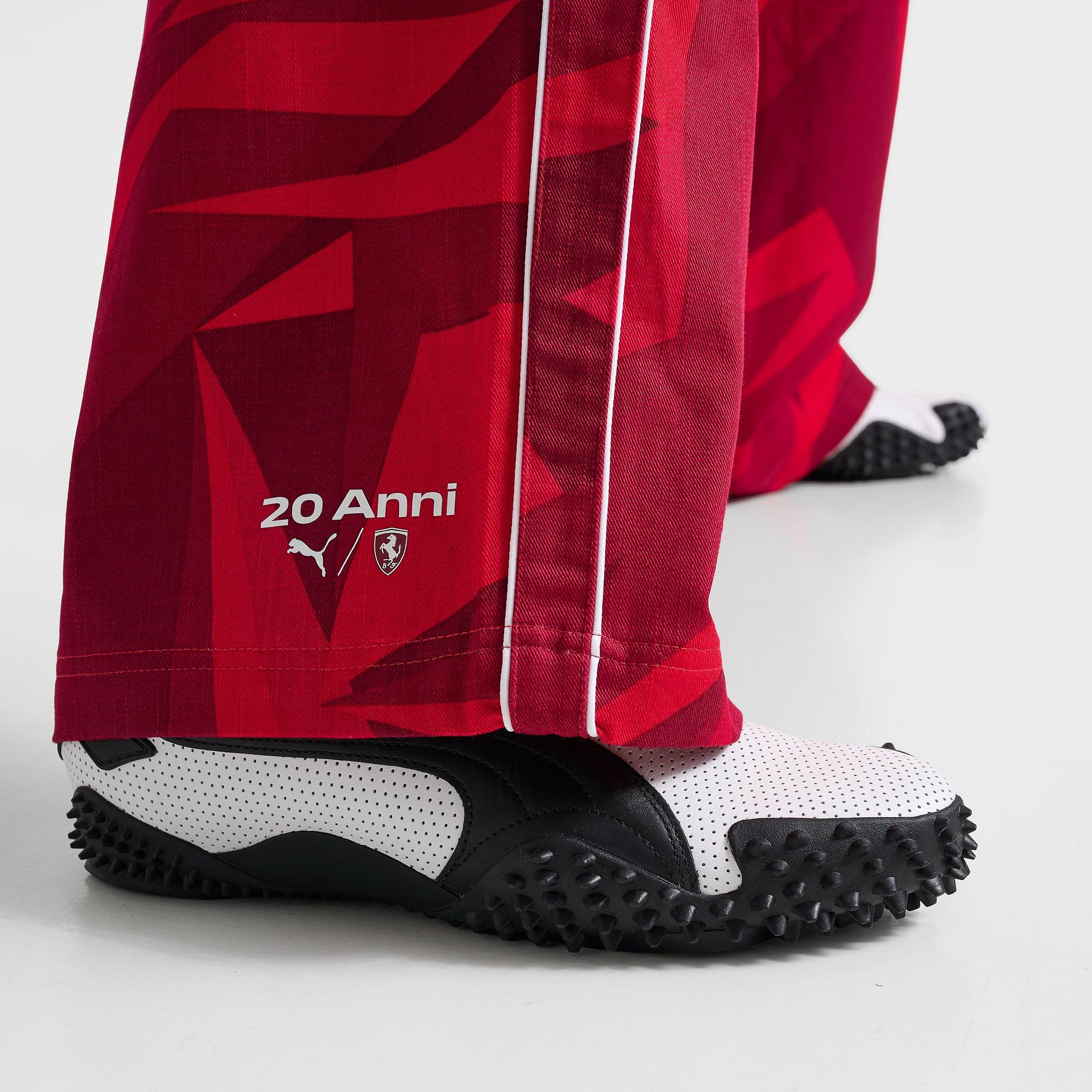 Men's Puma Scuderia Ferrari HP 20 Years of Red Woven Track Pants