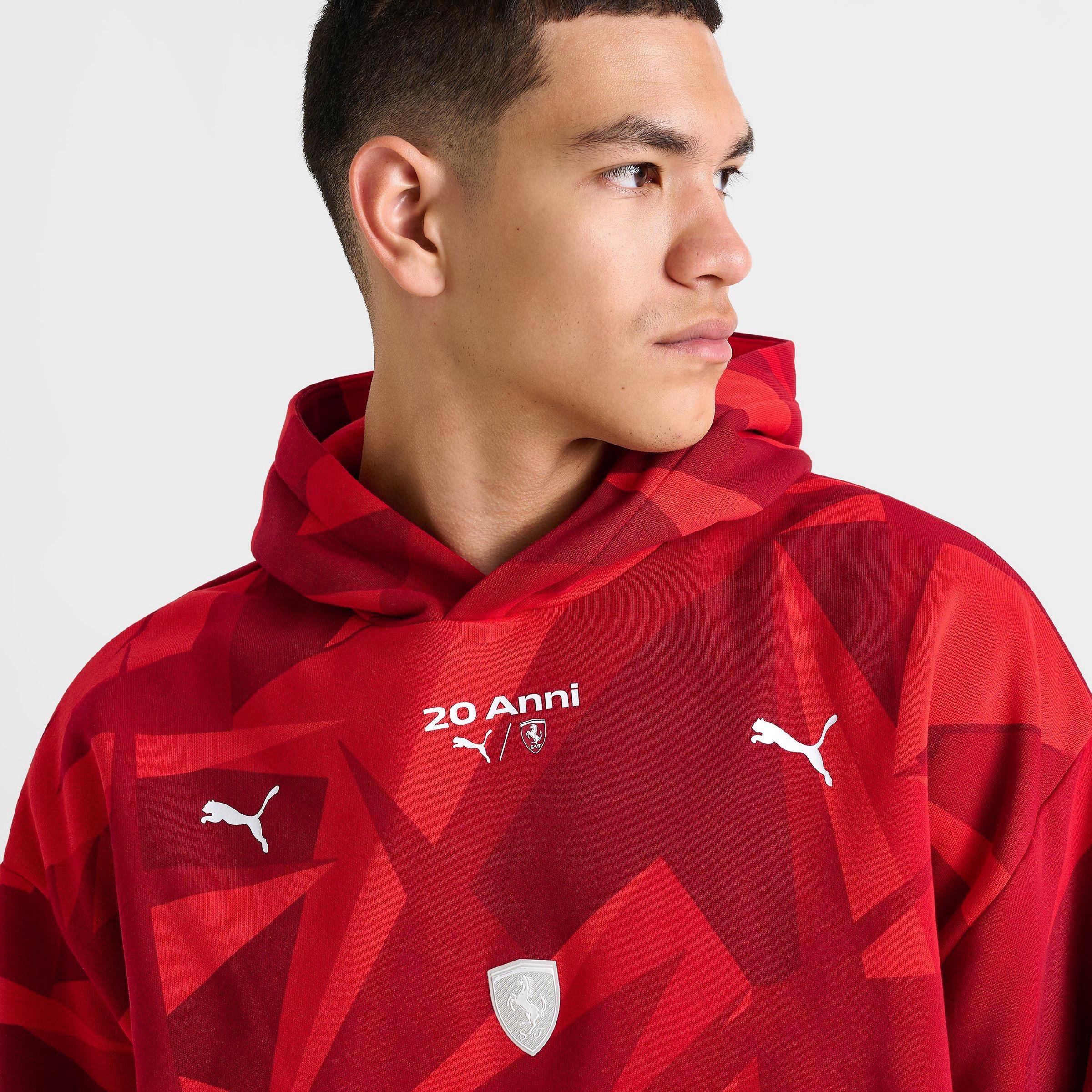 Men's Puma Scuderia Ferrari HP 20 Years of Red Pullover Hoodie