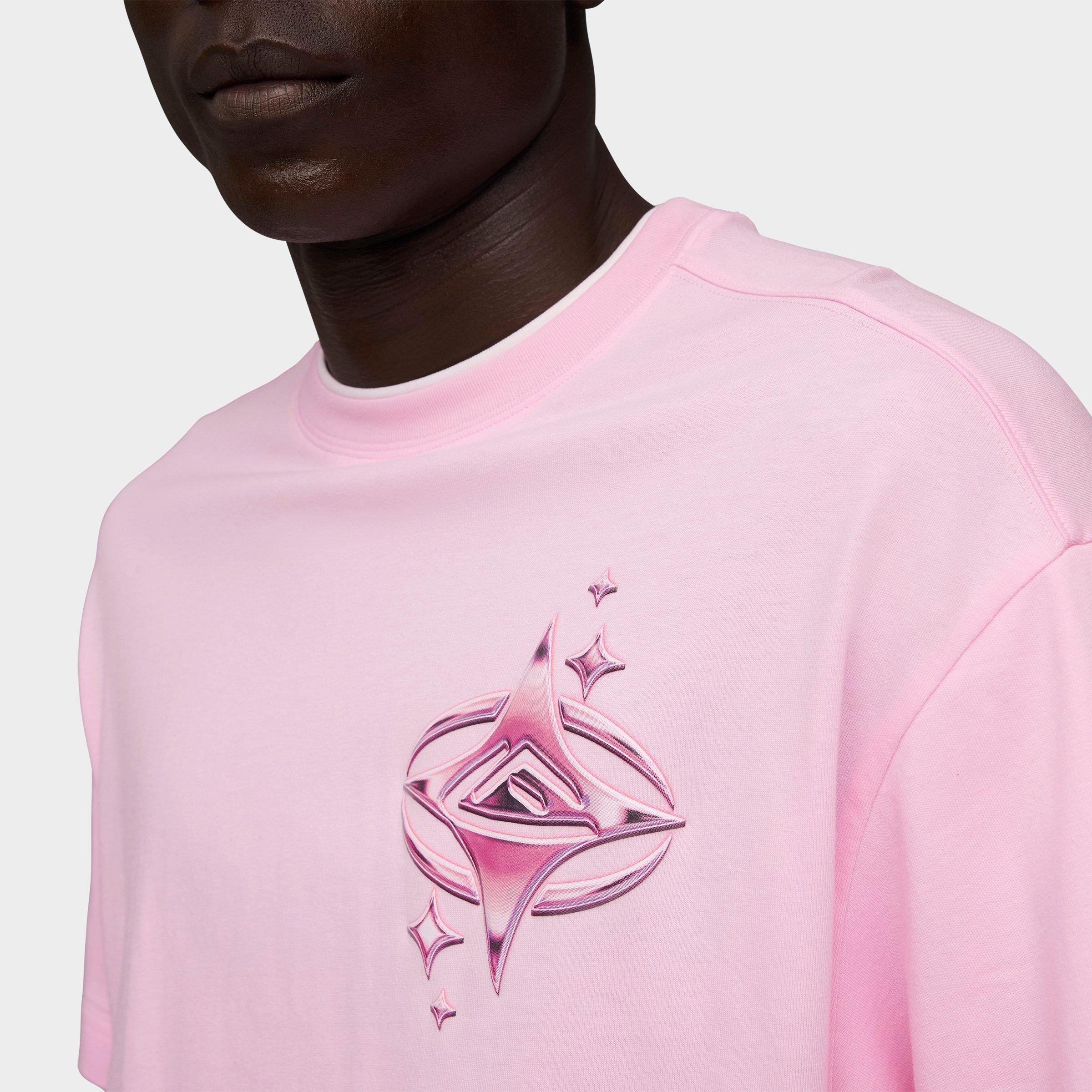 Men's Puma LaFrancé Pink Heem Layered Long-Sleeve T-Shirt