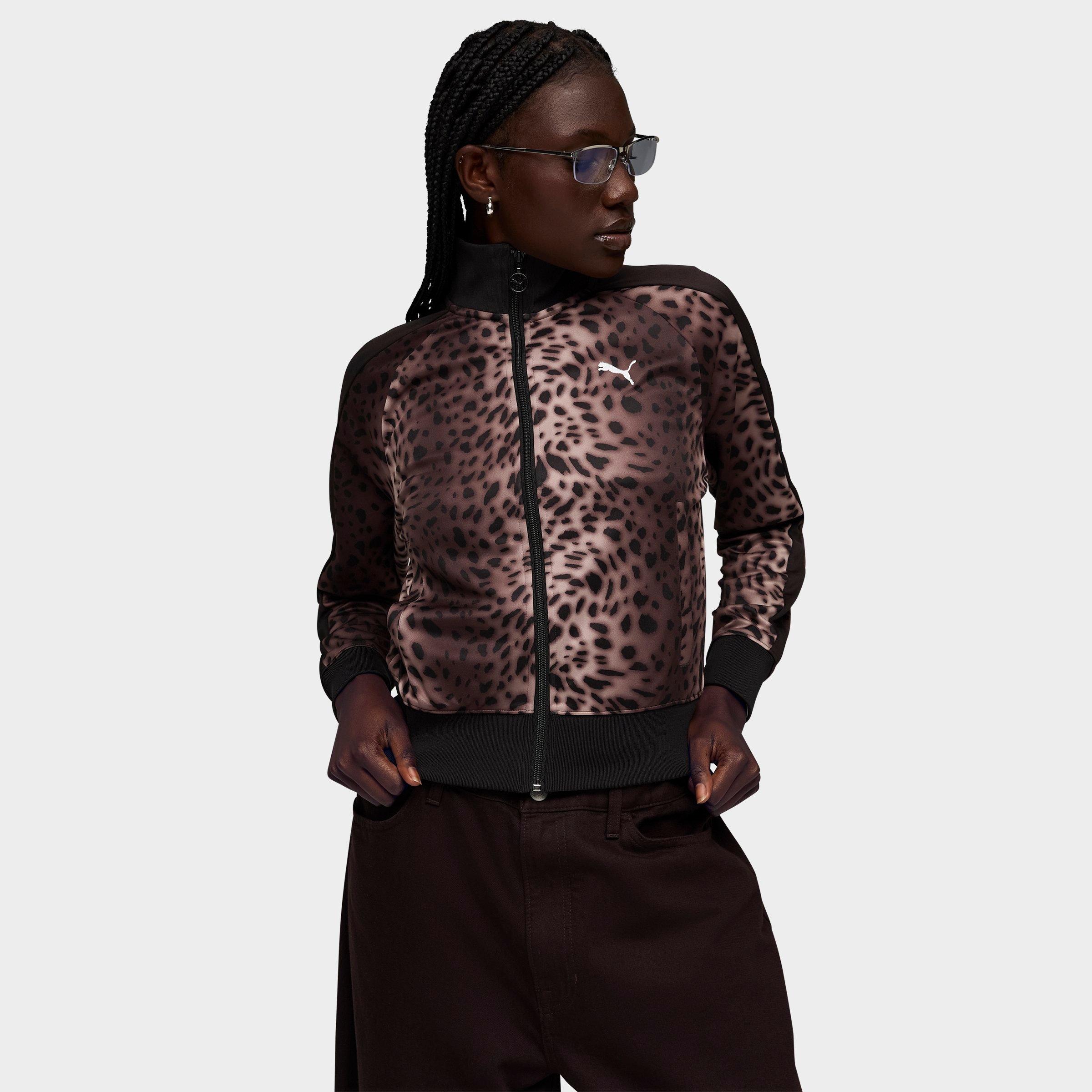 Women's Puma T7 Leopard Luxe Track Jacket