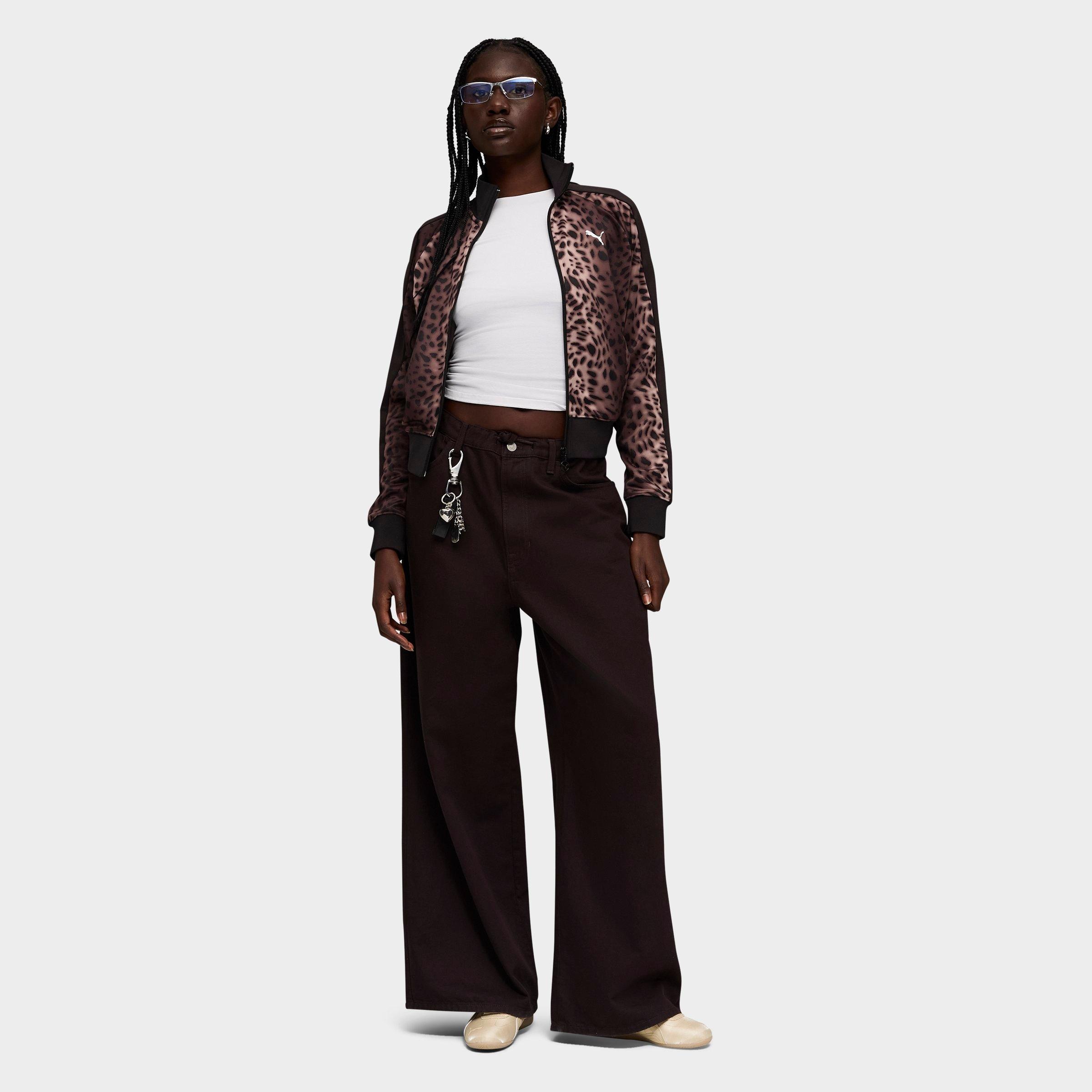 Women's Puma T7 Leopard Luxe Track Jacket