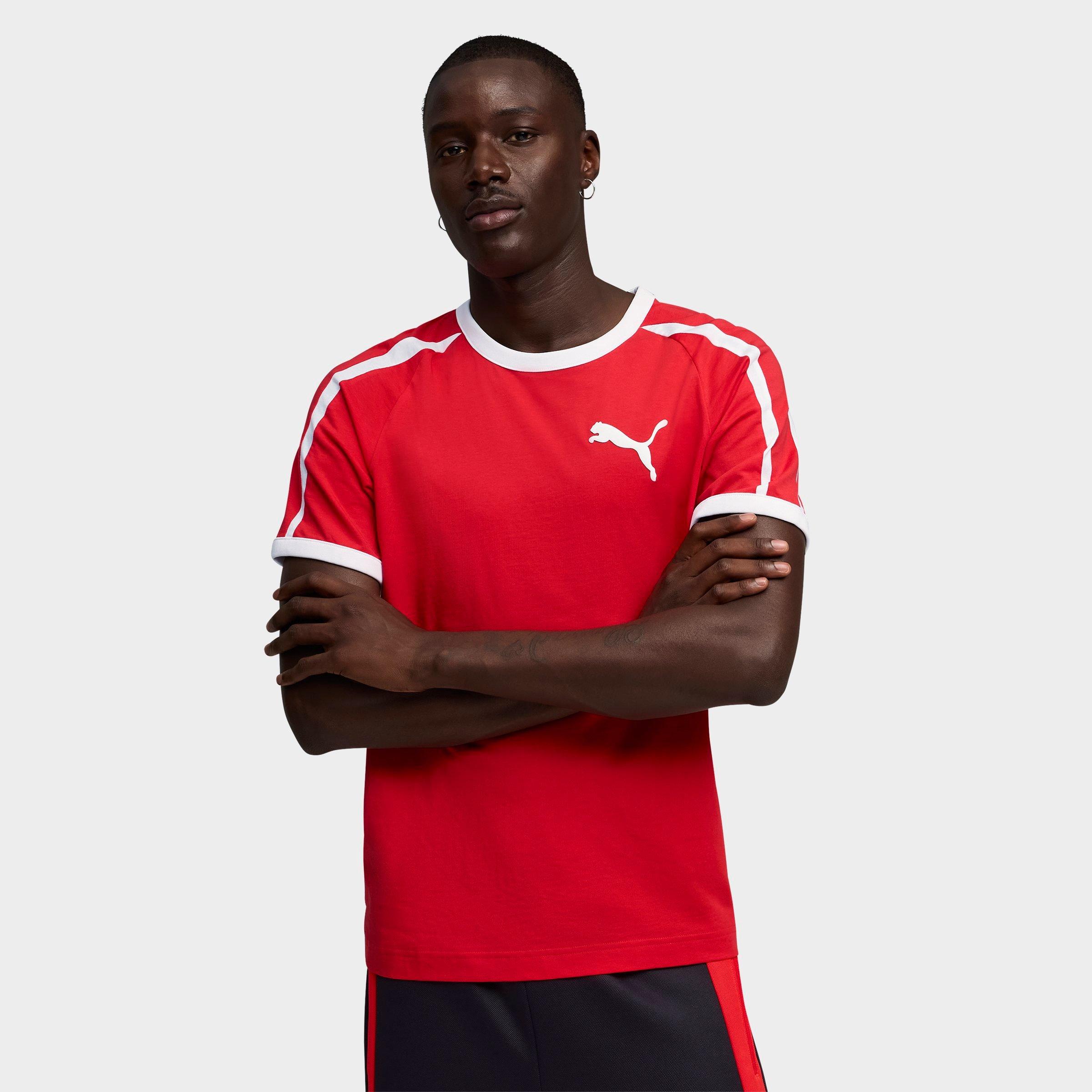 Men's Puma T7 Big Cat Ringer T-Shirt