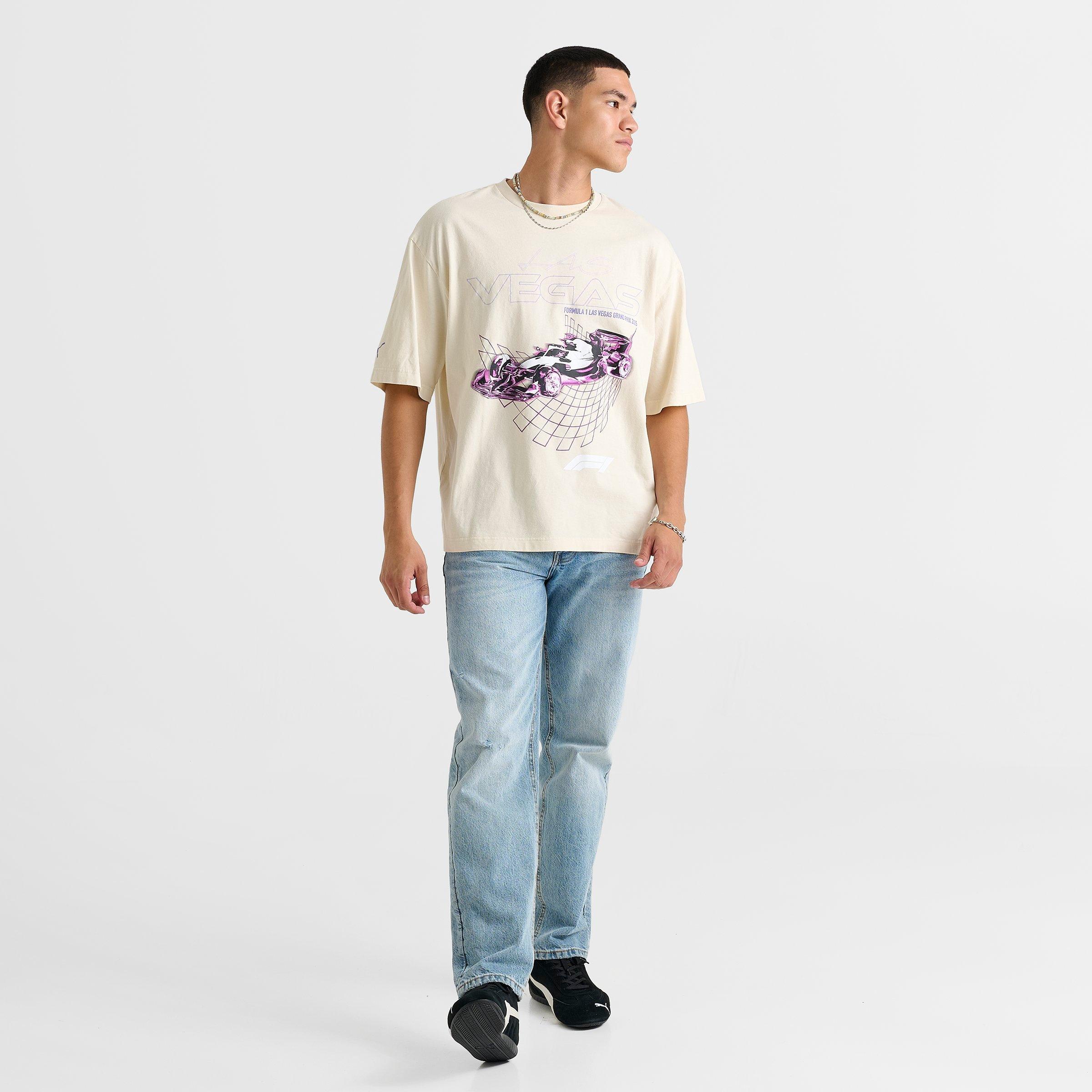 Men's Puma F1 Las Vegas Grand Prix 2025 Car Graphic T-Shirt
