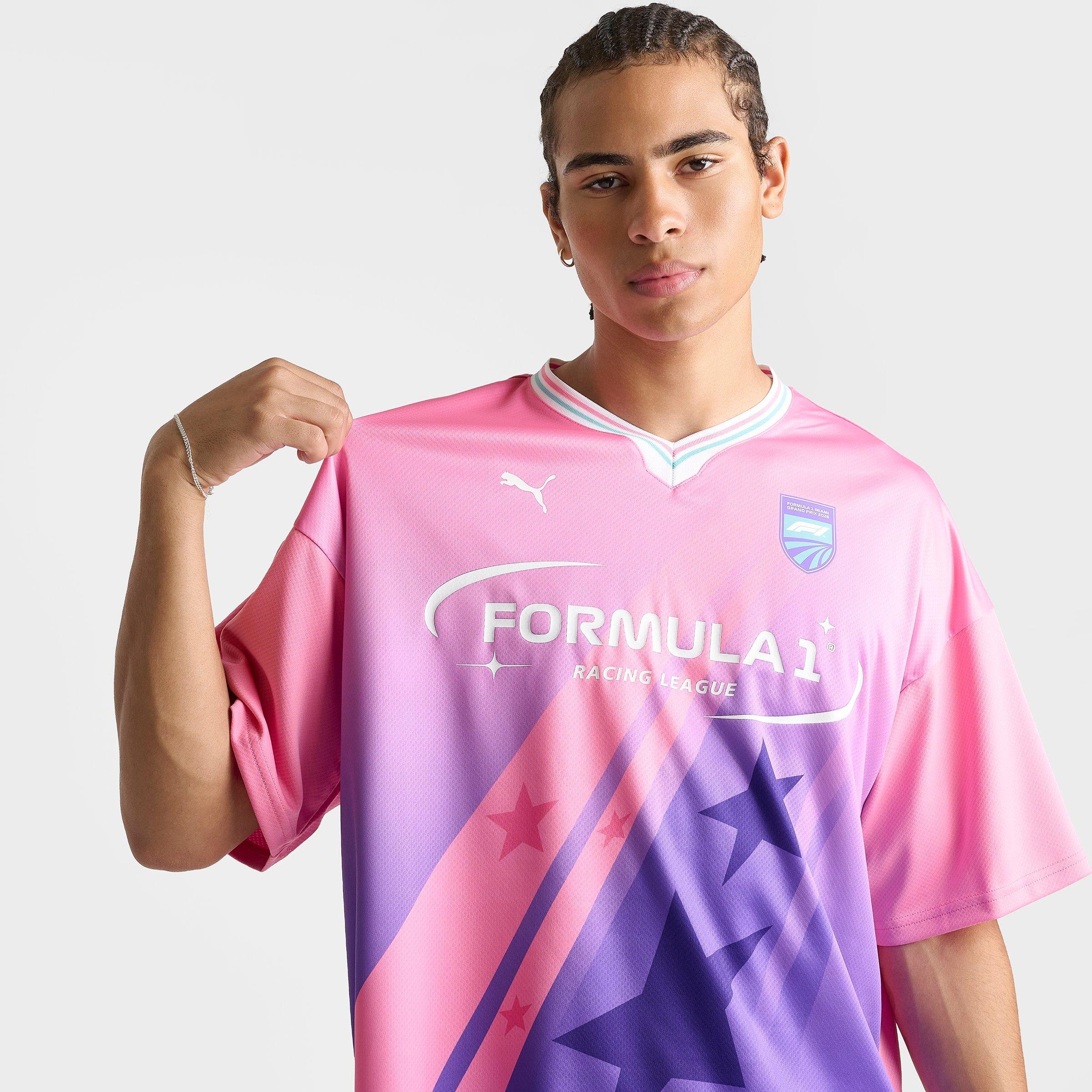 Men's Puma F1 Miami Print Soccer Jersey