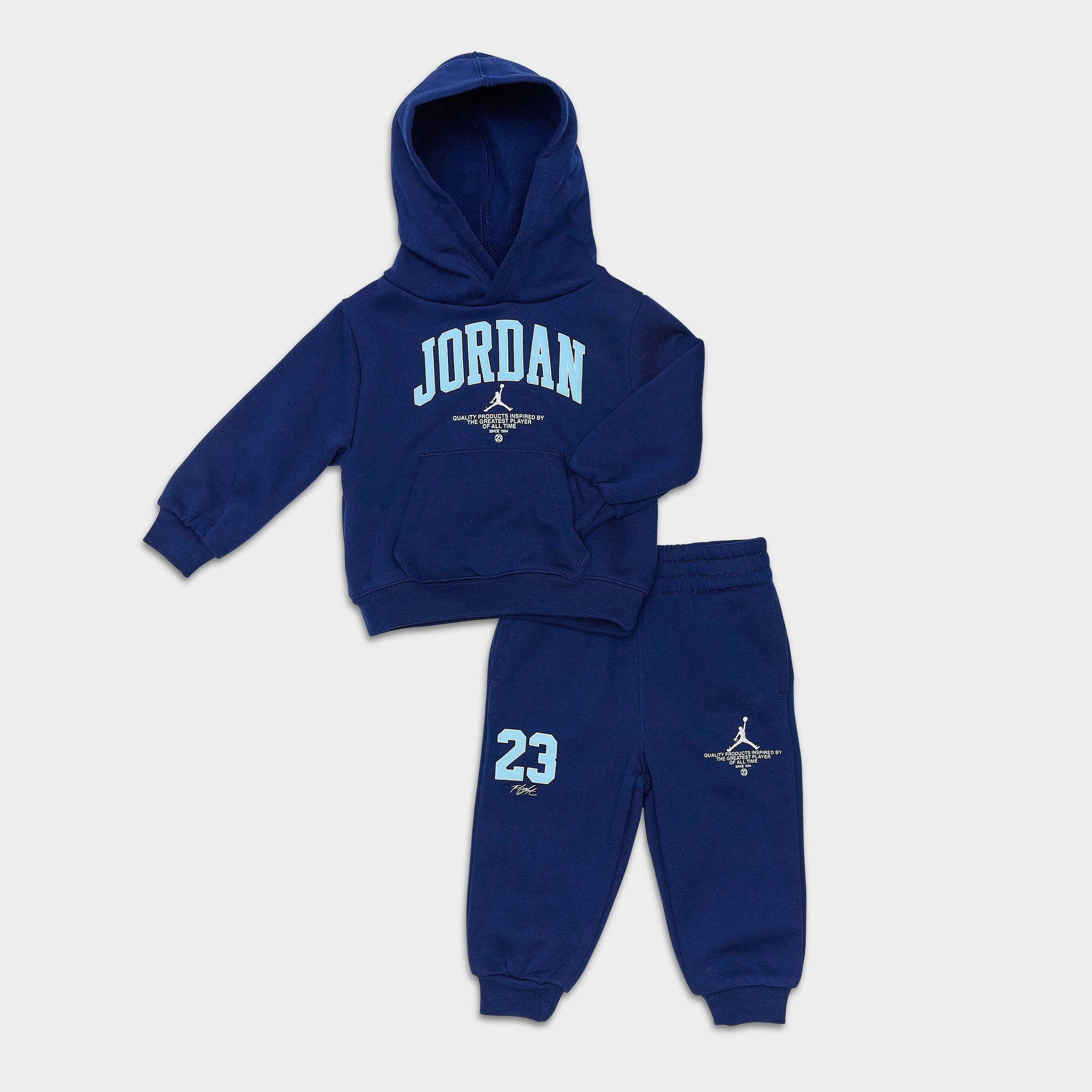 Infant Jordan Pullover Hoodie and Jogger Pants Set