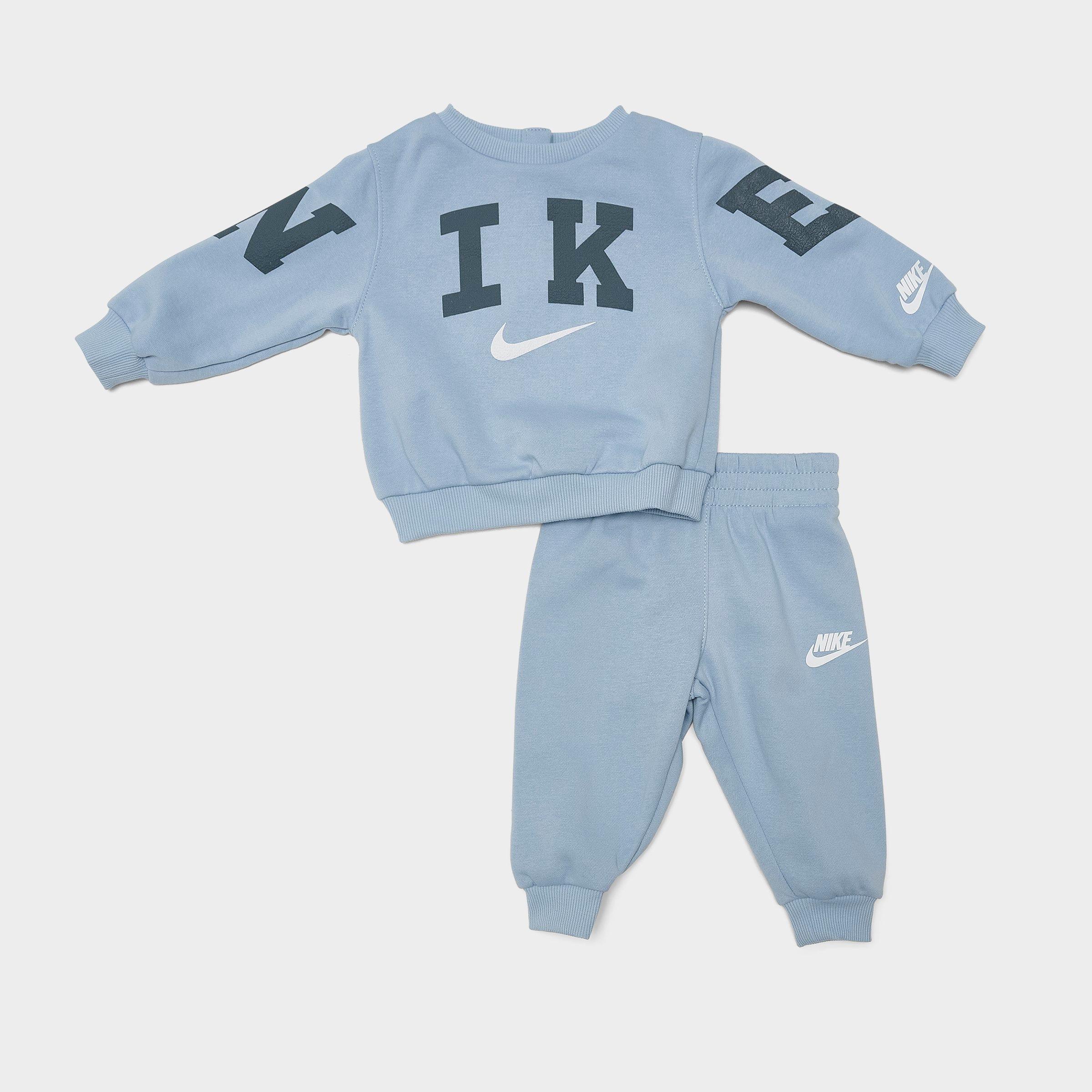Infant Nike Crewneck Sweatshirt and Jogger Pants Set